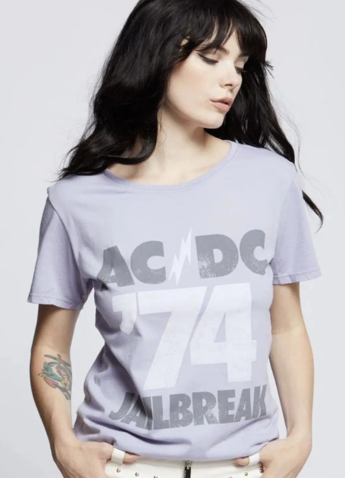 AC/DC Jailbreak '74 Boyfriend Band Tee *Online Only*