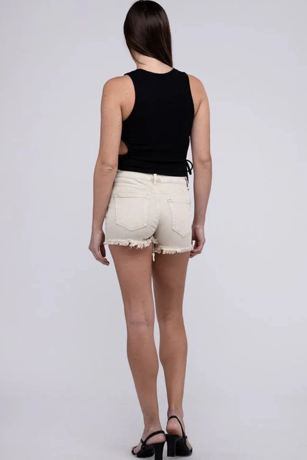 acid_washed_frayed_cutoff_11.webp Acid Washed Frayed Cutoff Hem Shorts *Online Only*