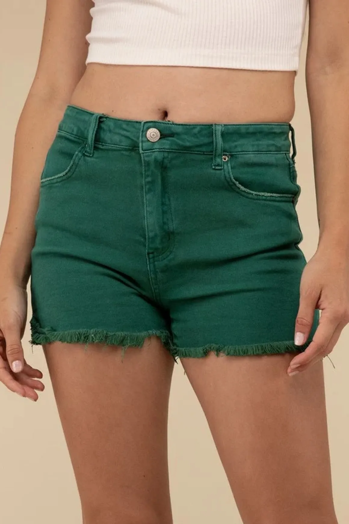 acid_washed_frayed_hem_sh_14.webp Acid Washed Frayed Hem Shorts *Online Only*
