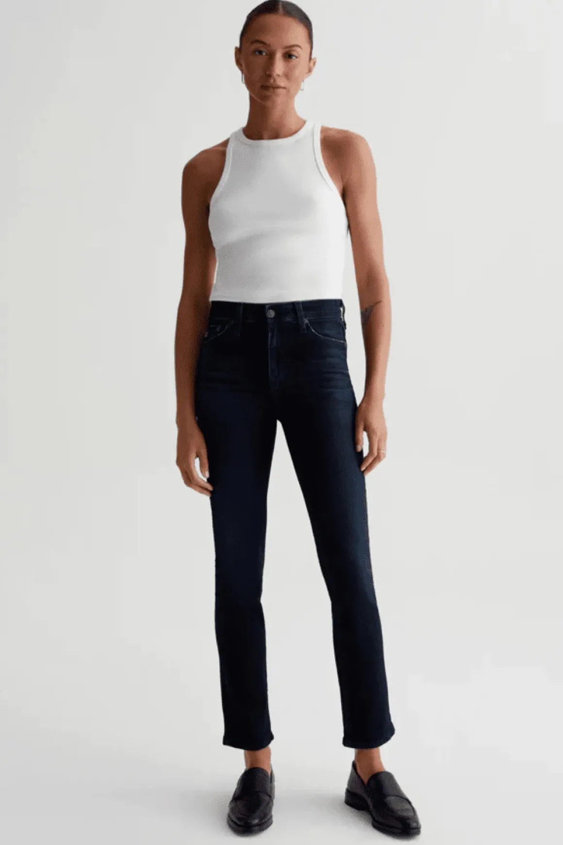 AG Jeans Mari High Rise Straight Leg