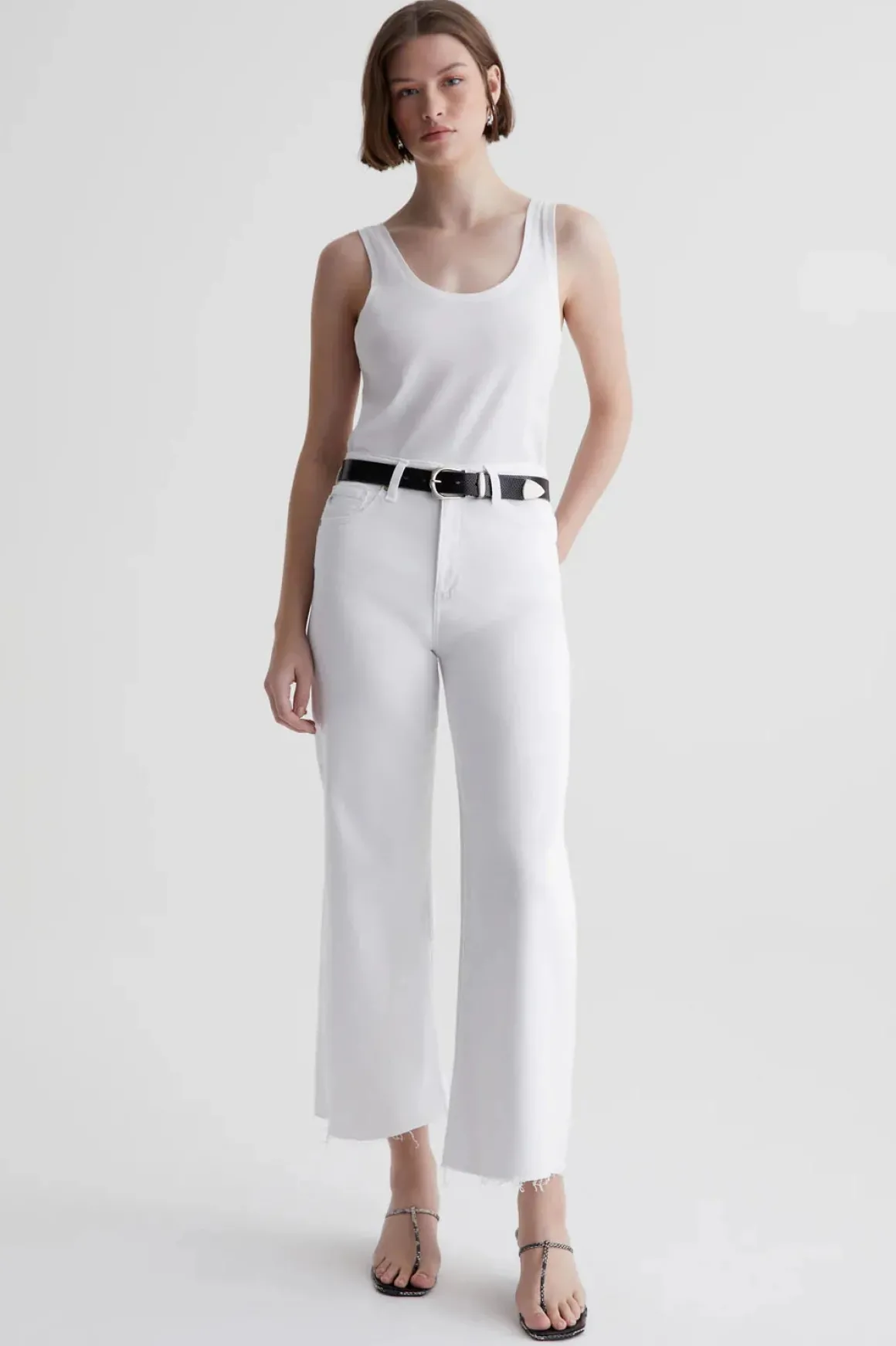 AG Saige Wide Leg Crop Jeans