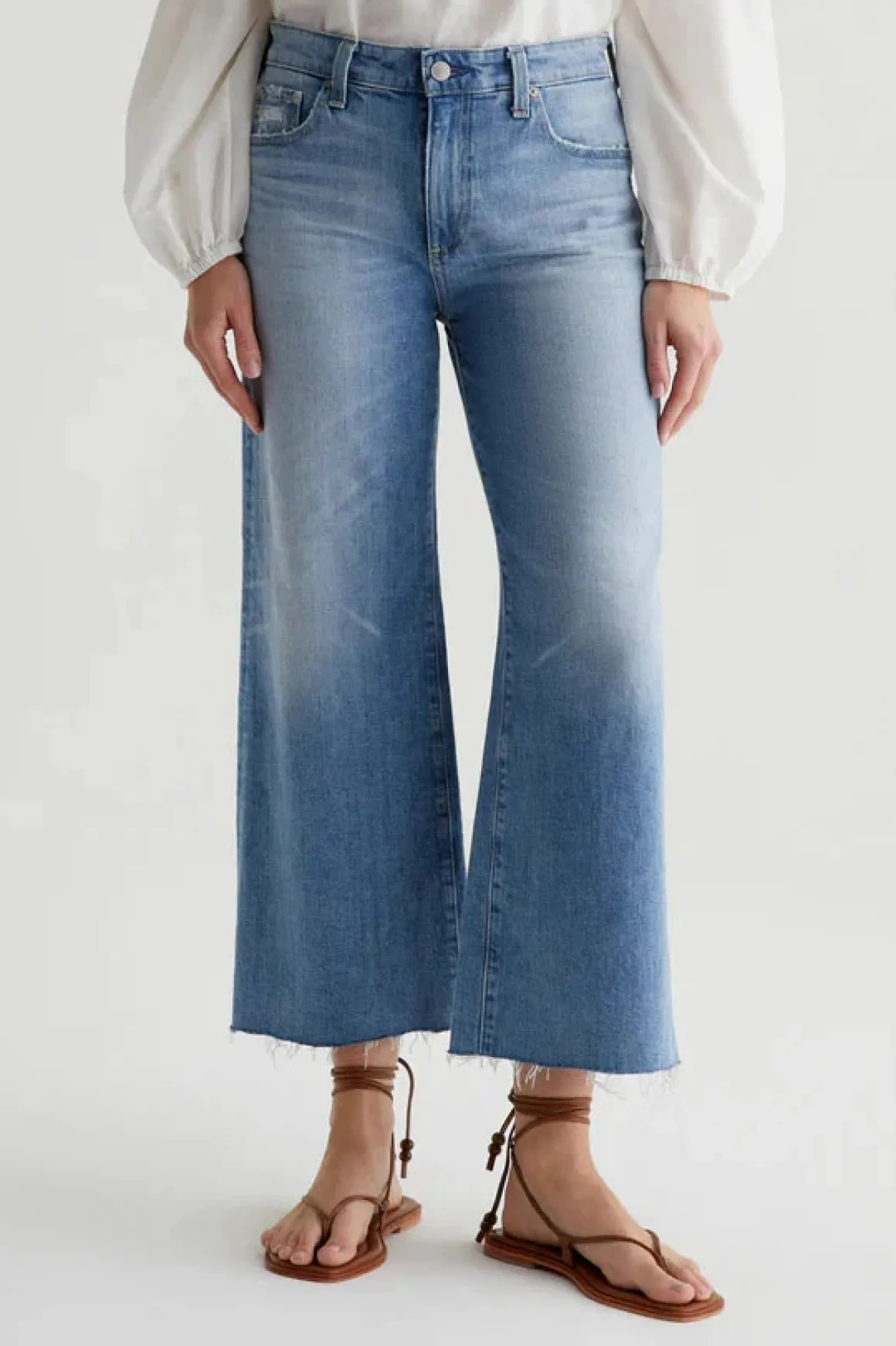 AG Saige Wide Leg Crop Jeans