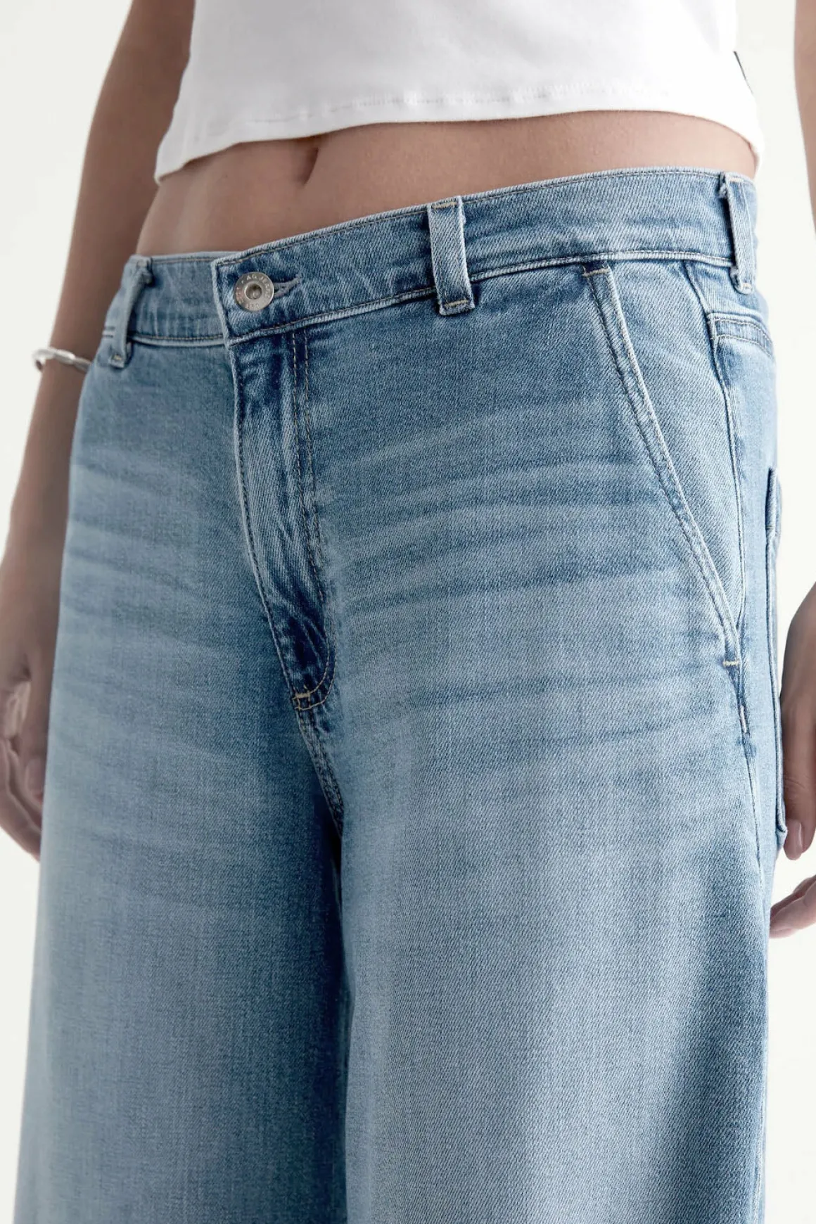 AG Stella Low Slung Palazzo Jeans