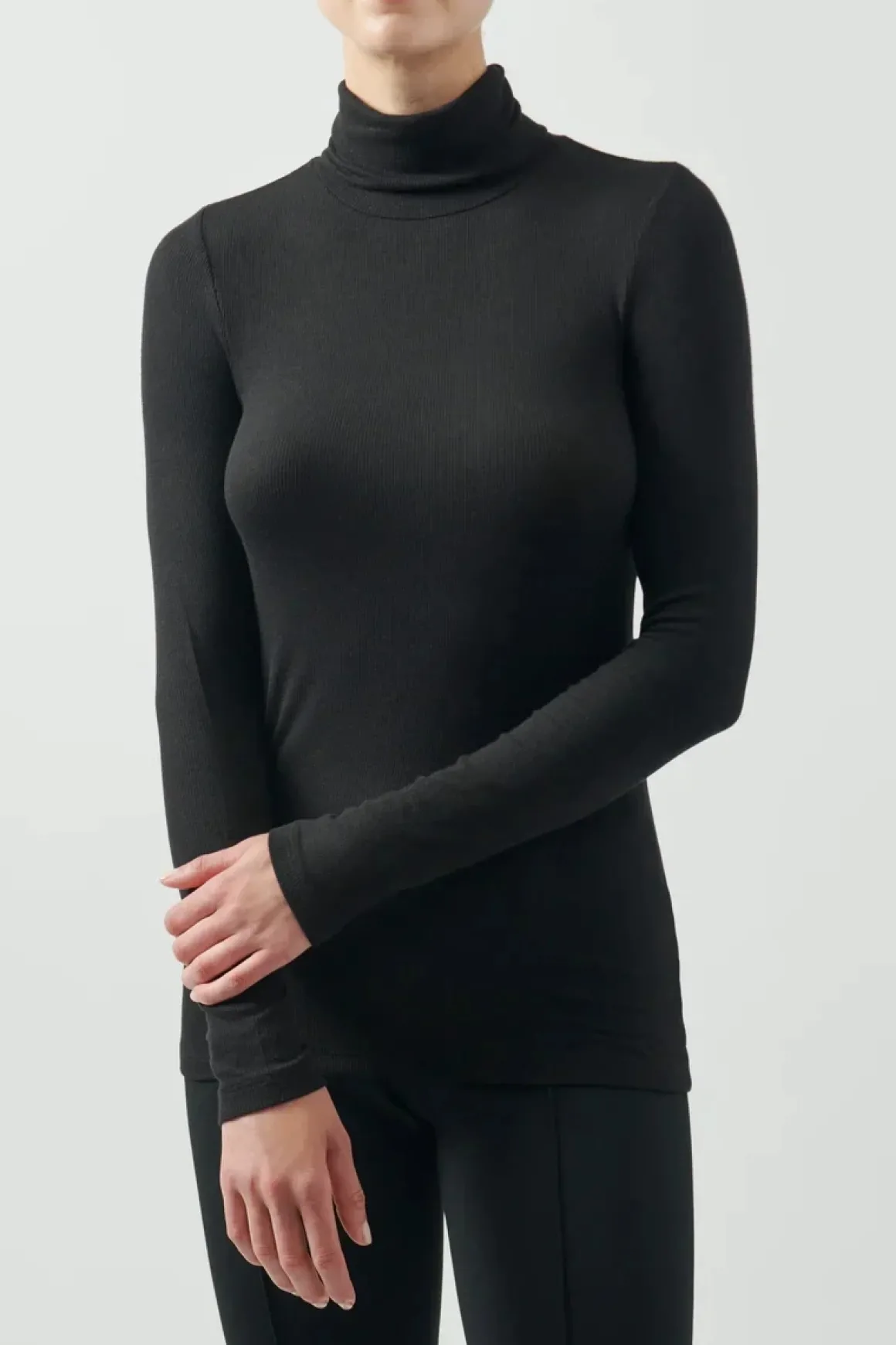 ATM Modal Ribbed Turtleneck