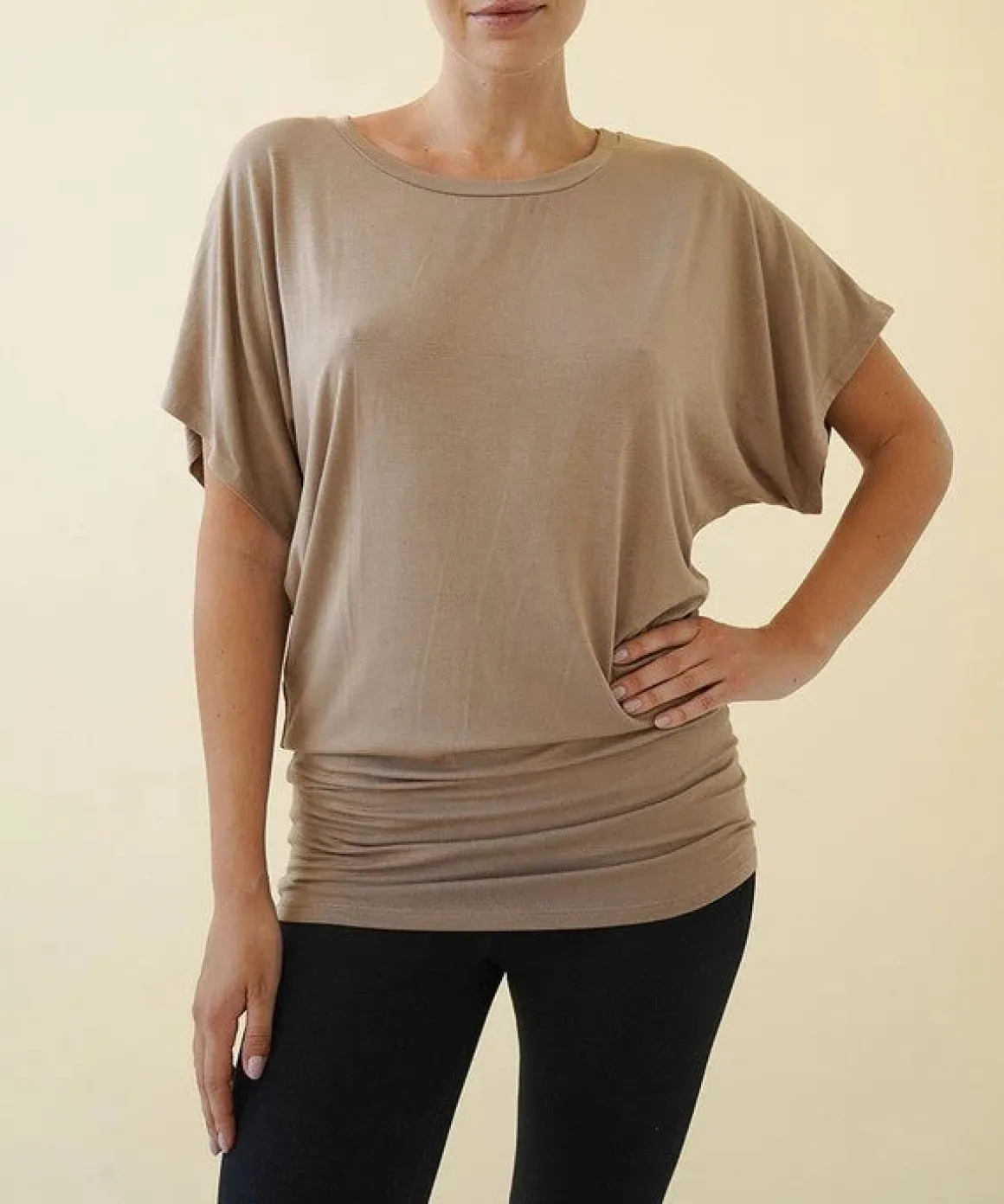BAMBOO CREW NECK TUNIC  *Online Only*