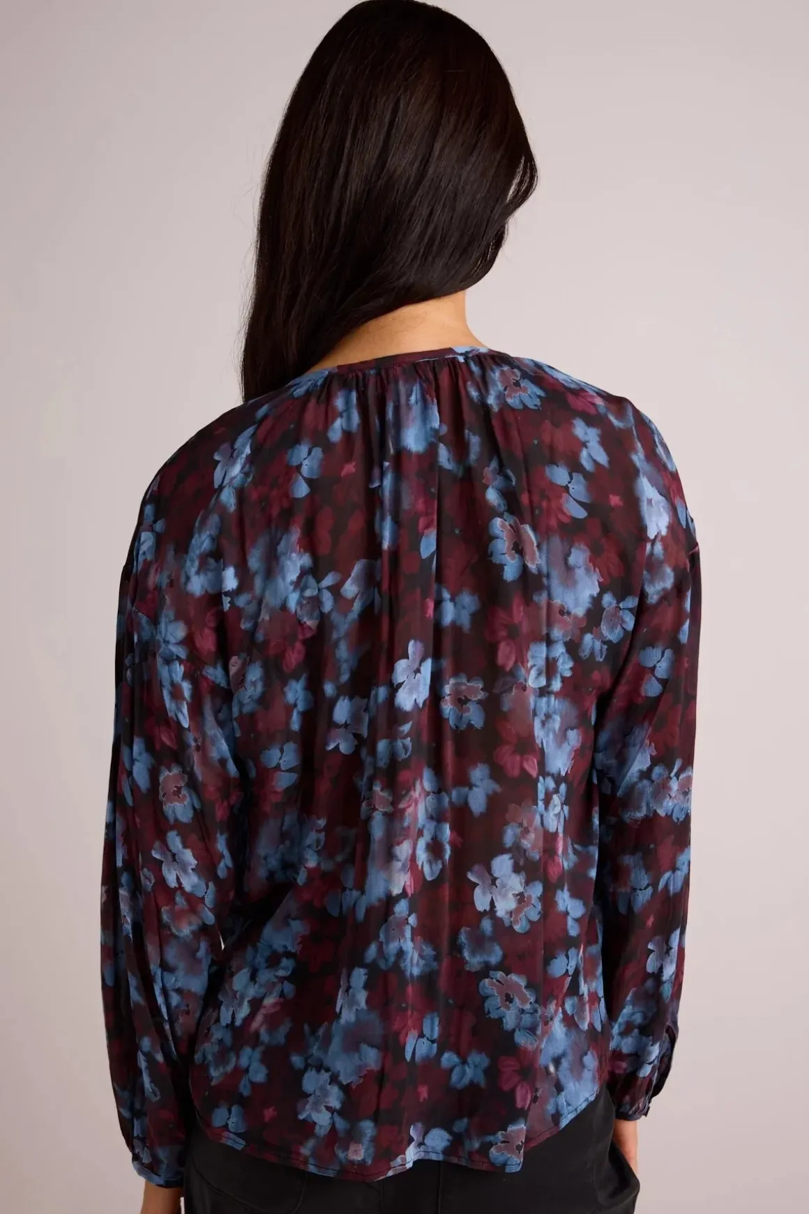bella_dahl_shirred_neck_b_2.webp Bella Dahl Shirred Neck Blouse