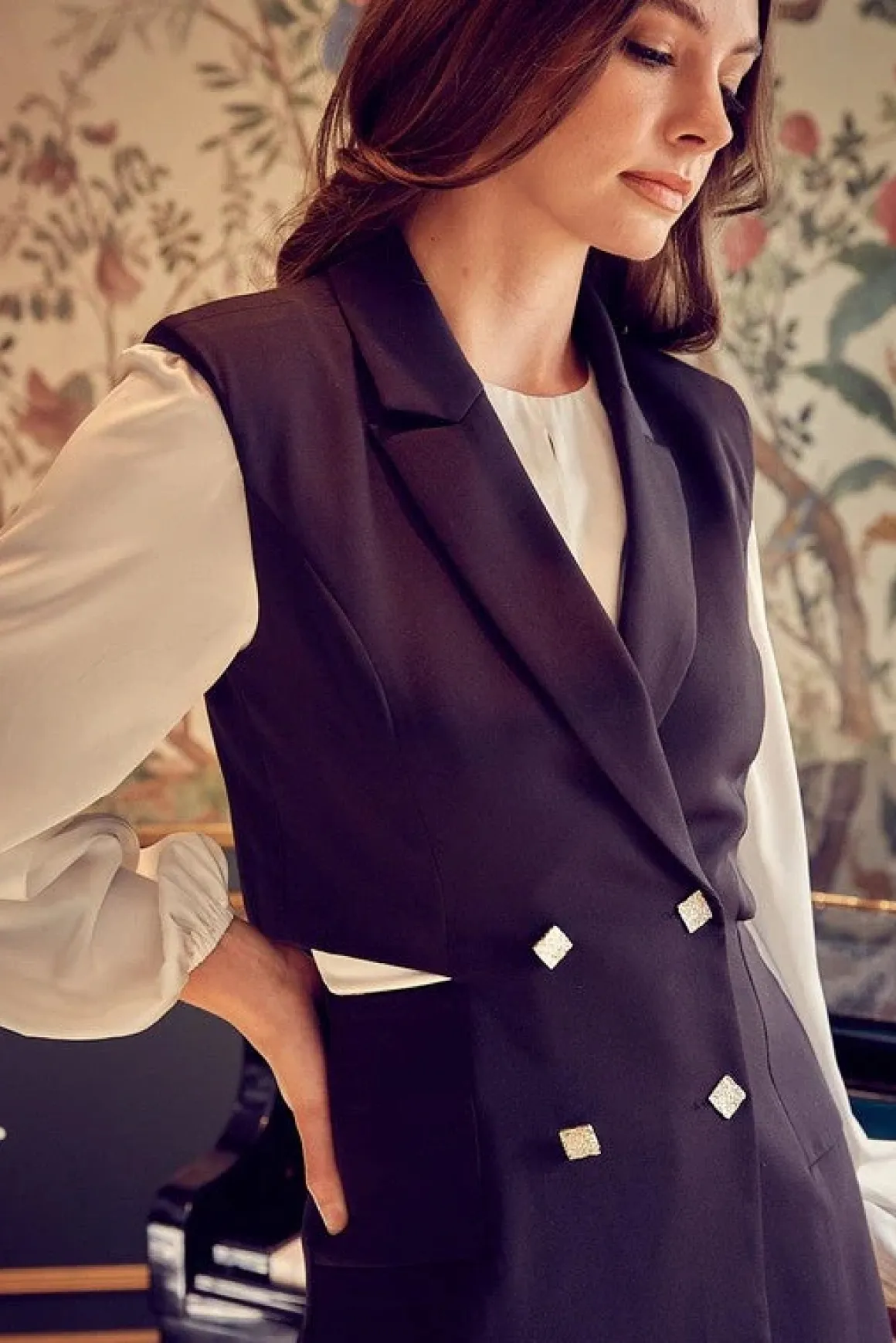 Blazer Button Romper  * Online Only*