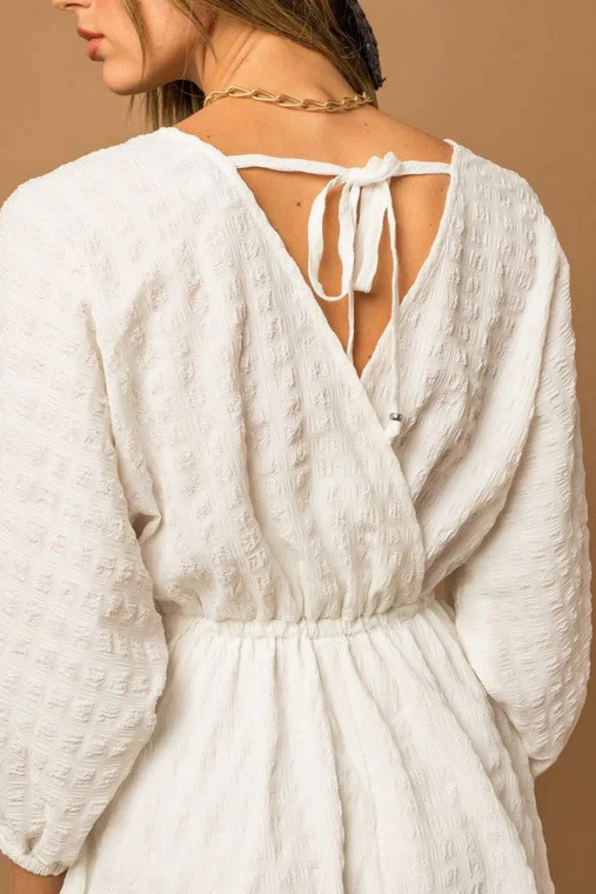 blouson_seersucker_batwin_5.webp Blouson Seersucker Batwing Dress * Online Only*