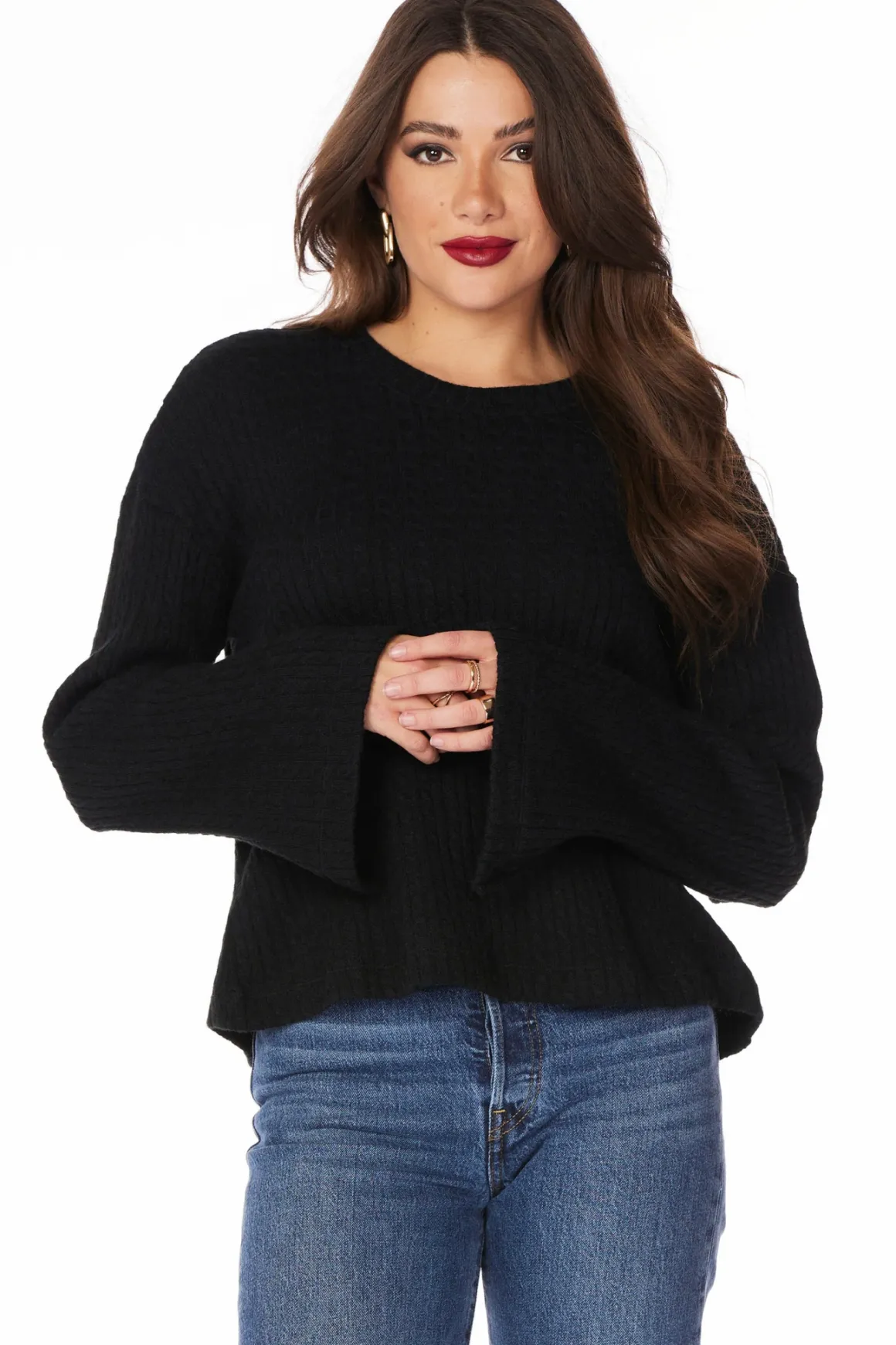 Bobi Bell Sleeve Pullover