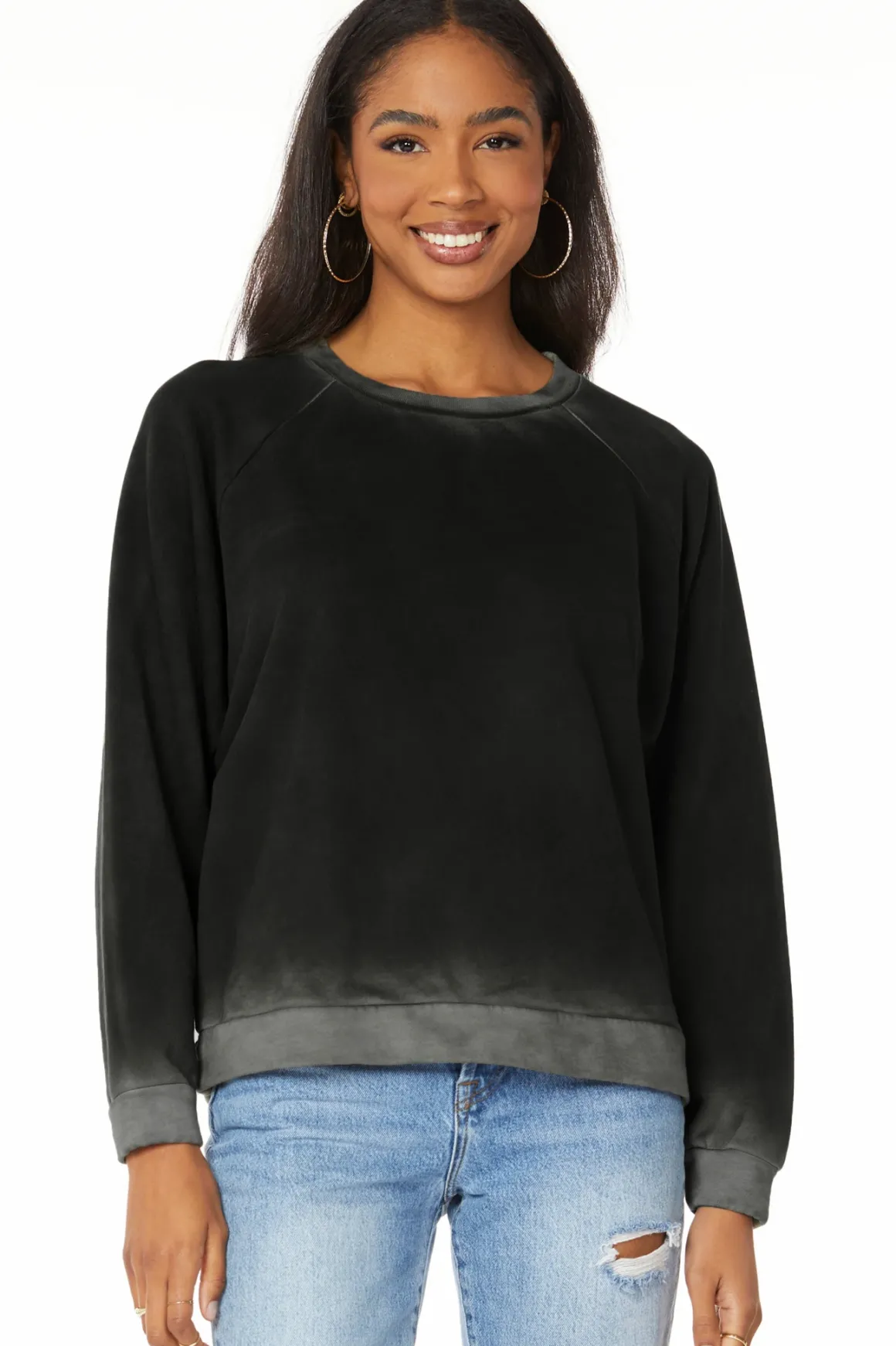 Bobi Long Sleeve Raglan Sweatshirt *FINAL SALE*