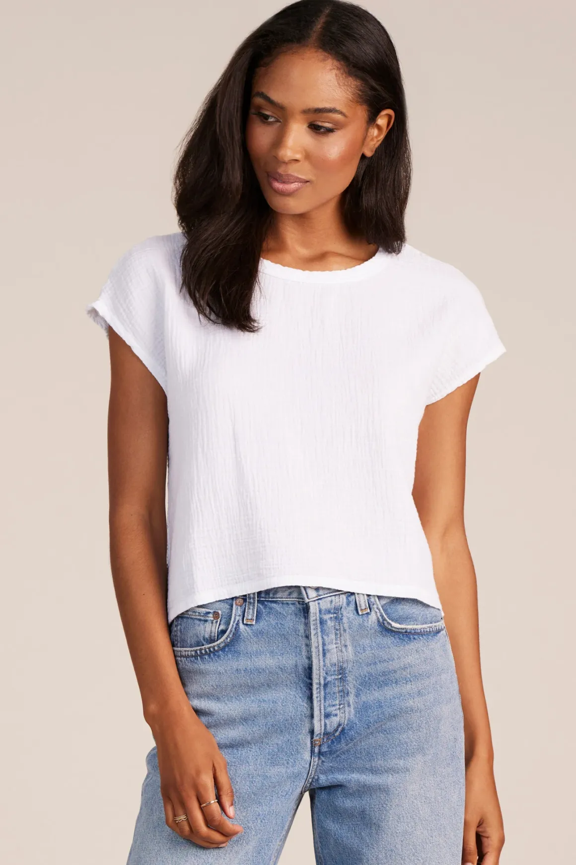 Bobi Short Sleeve Dolman Top