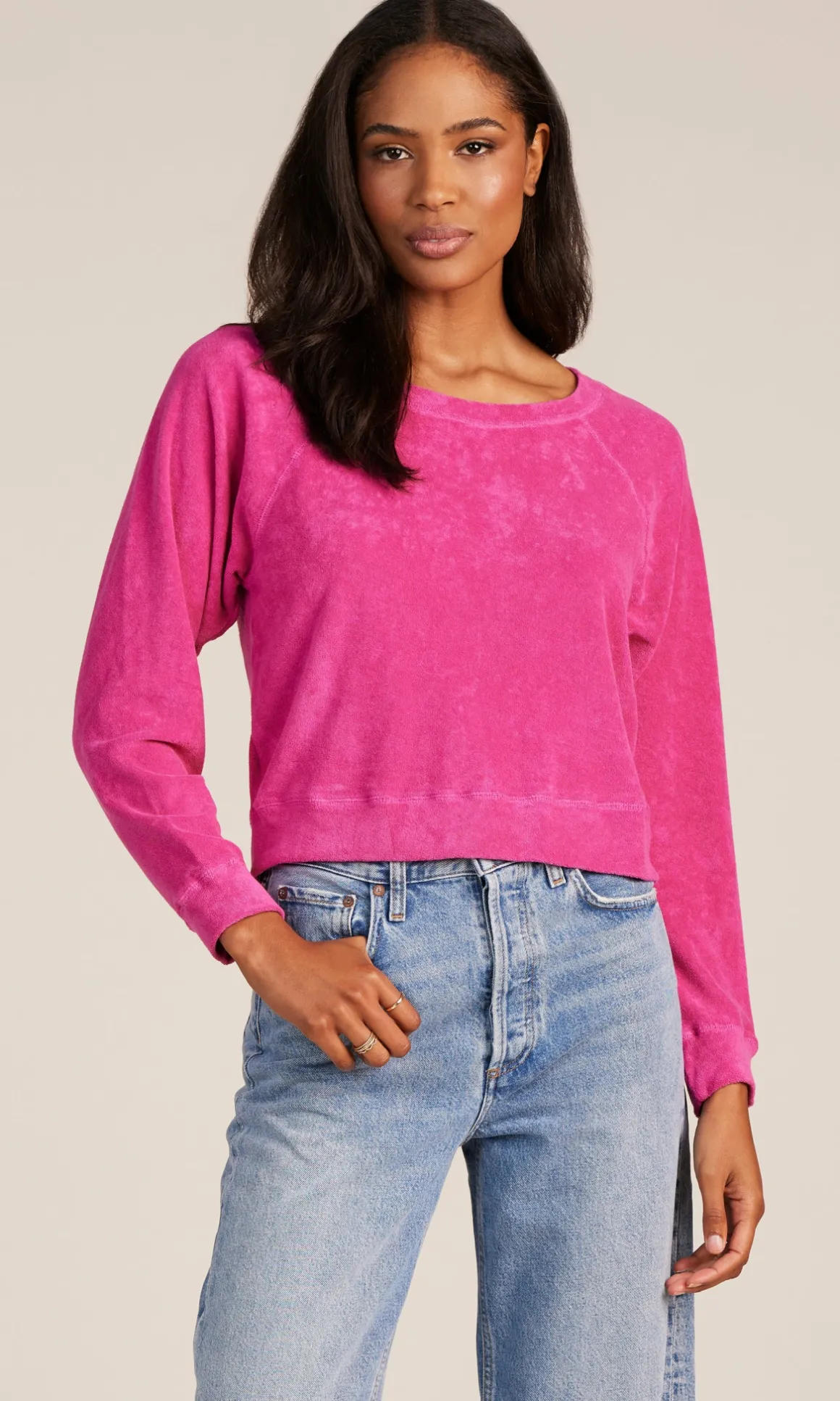 Bobi Terry Raglan Top