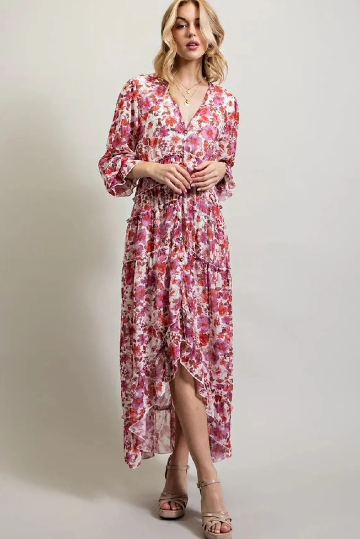 bohemian_floral_high_and__2.webp Bohemian Floral High and low maxi dress *Online Only*