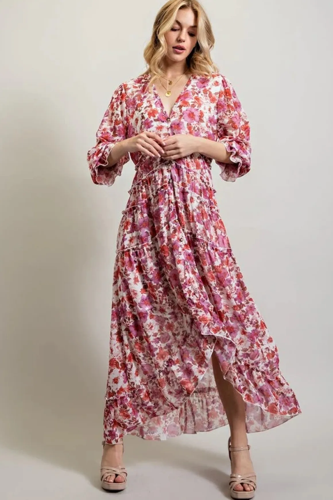 bohemian_floral_high_and__5.webp Bohemian Floral High and low maxi dress *Online Only*