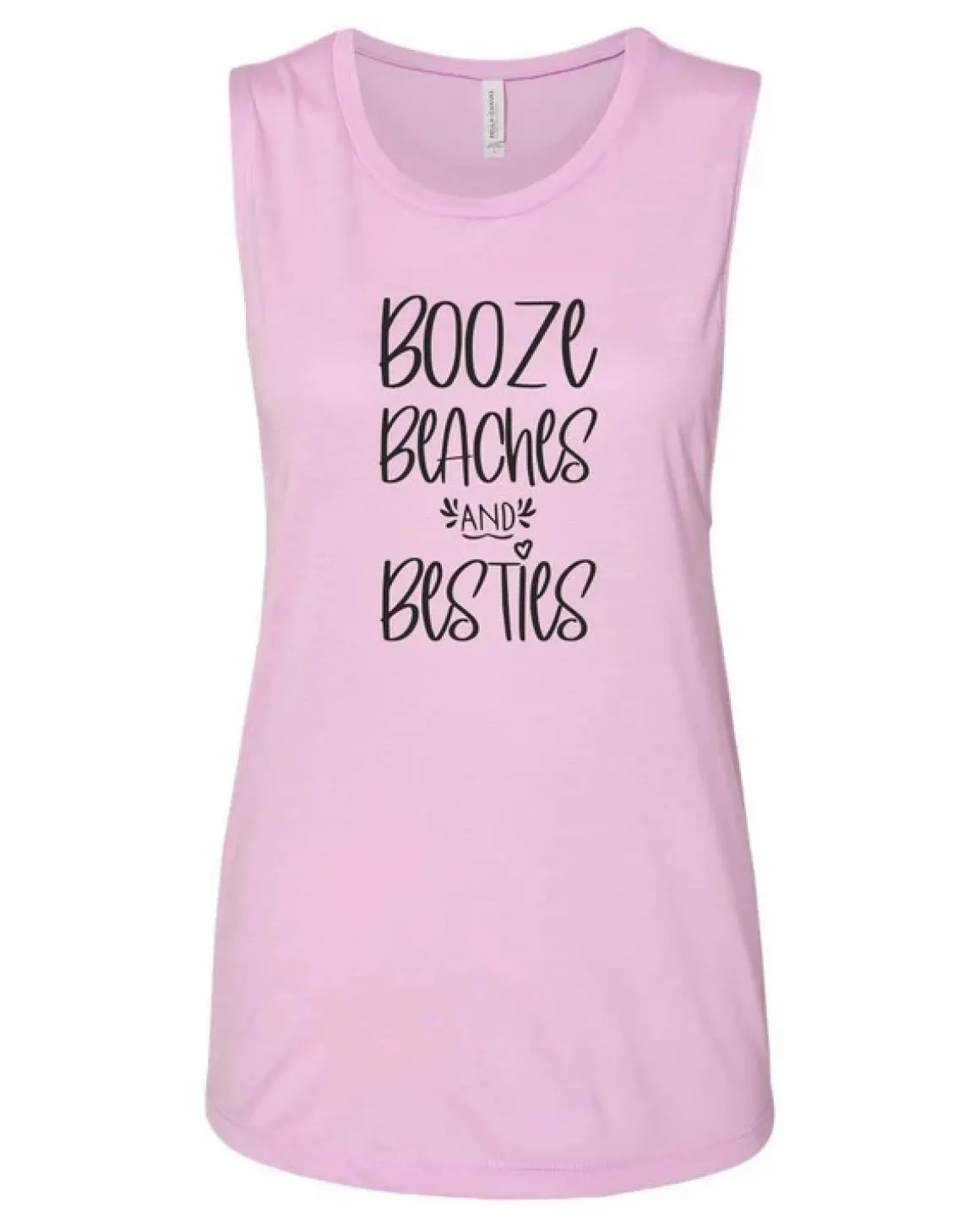 Booze Beaches and Besties Summer Graphic Tank *Online Only*