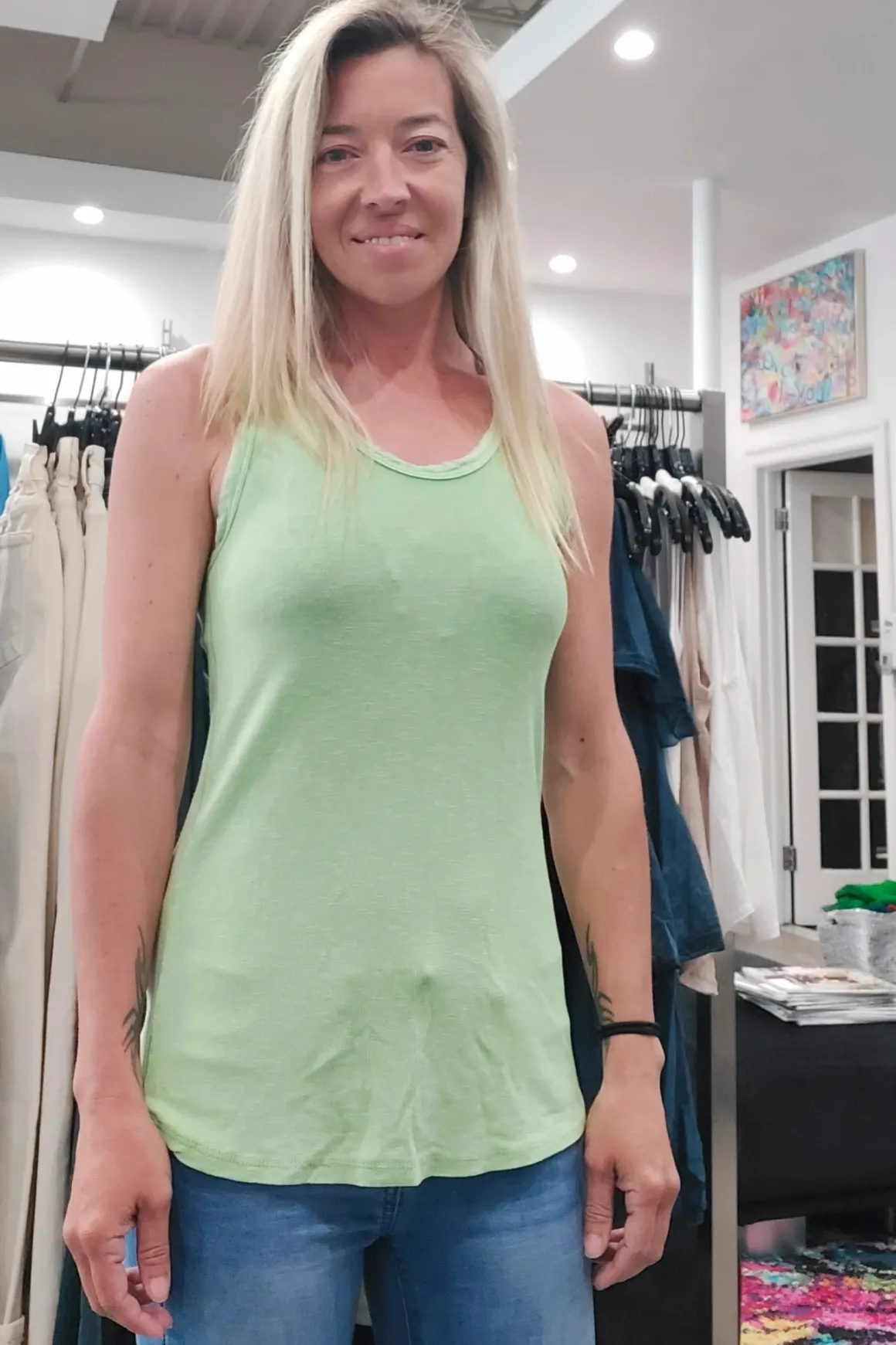 Brand Bazar Frayed Tank Top