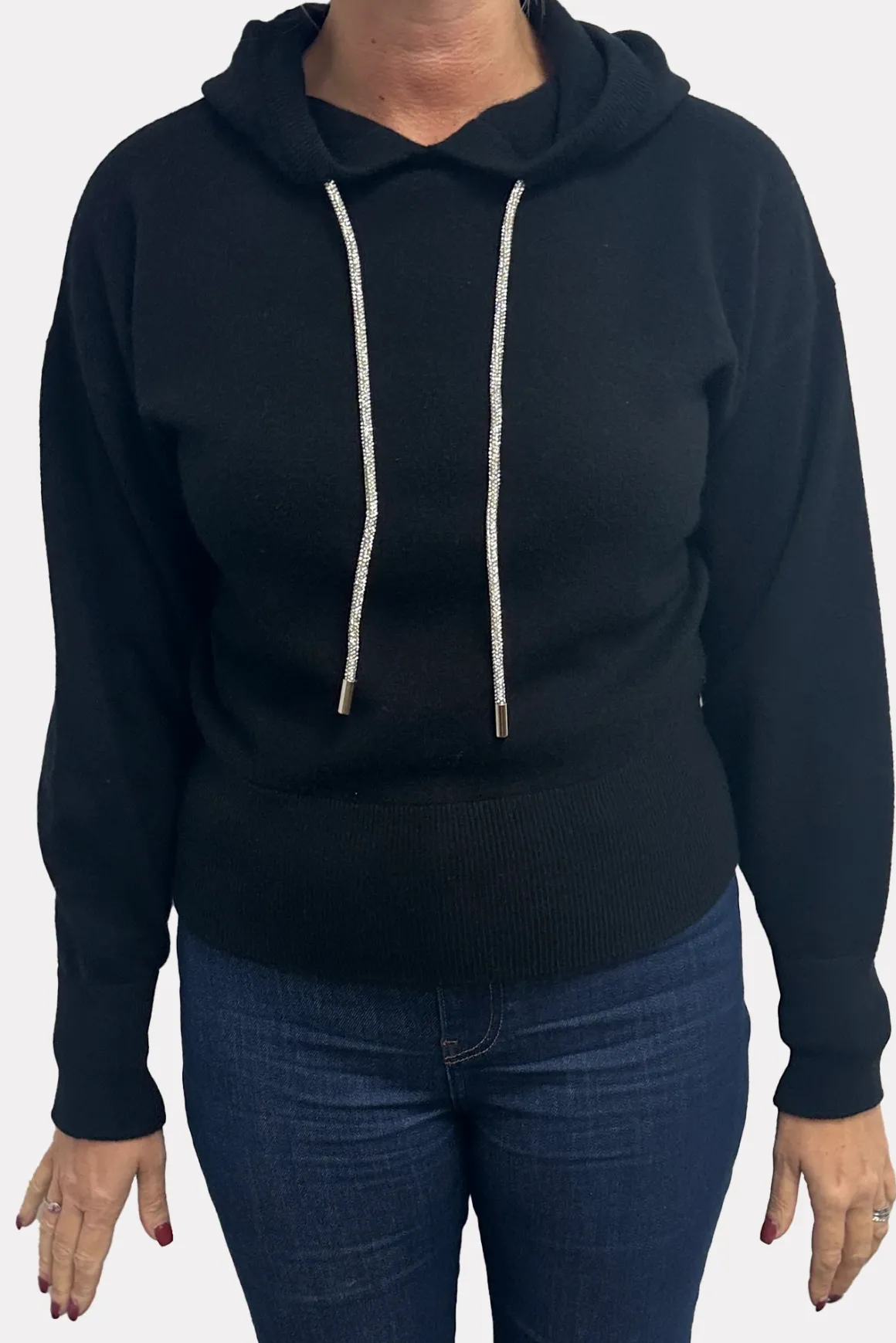 Brodie Cashmere Glitz Smiley Hoodie *FINAL SALE*