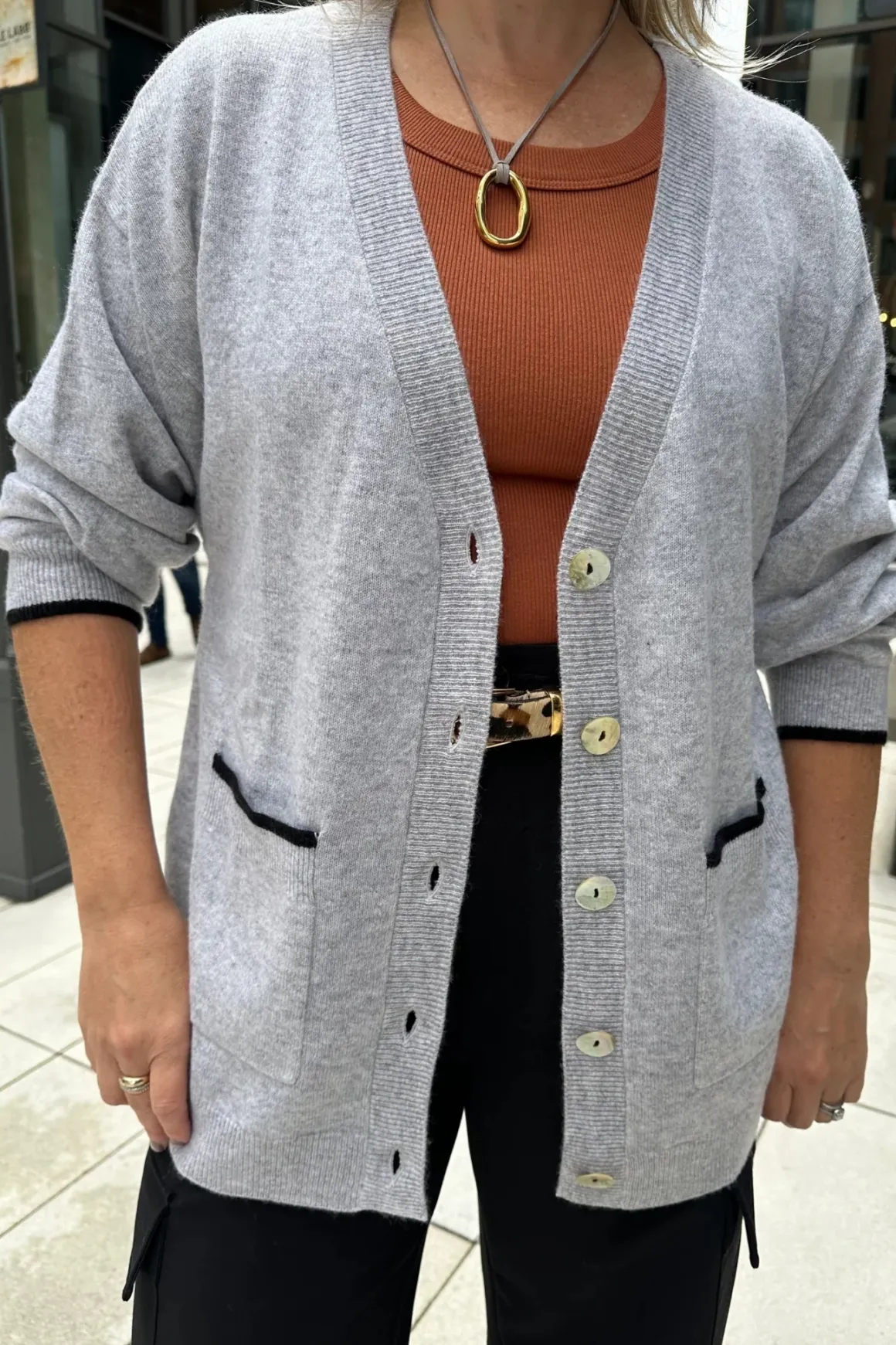 Brodie Cashmere Teddy Bear Cardigan