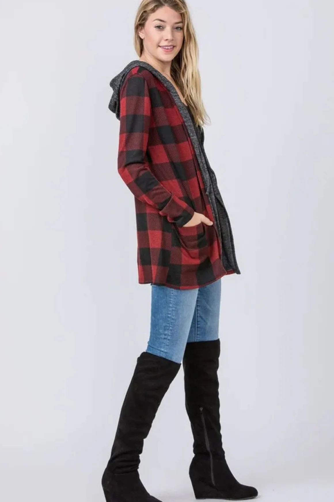 buffalo_plaid_hooded_card_5.webp Buffalo Plaid Hooded Cardigan *Online Only*
