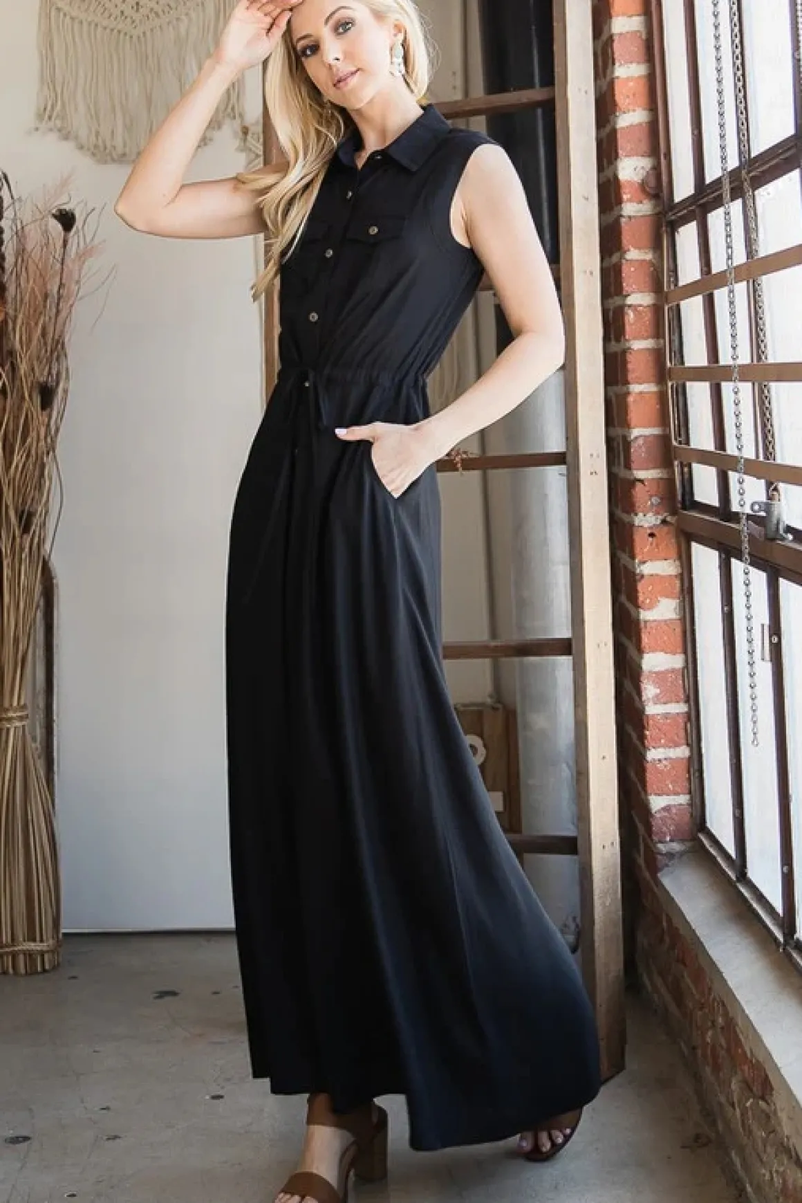 Button Down Maxi Dress *Online Only*