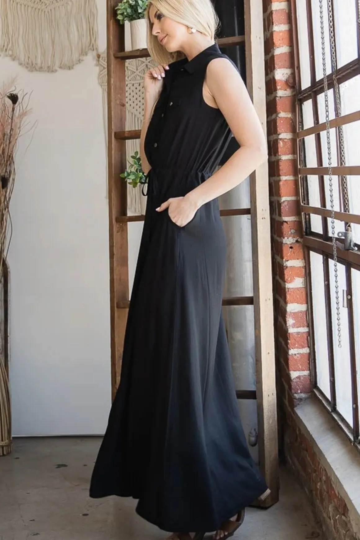 Button Down Maxi Dress *Online Only*