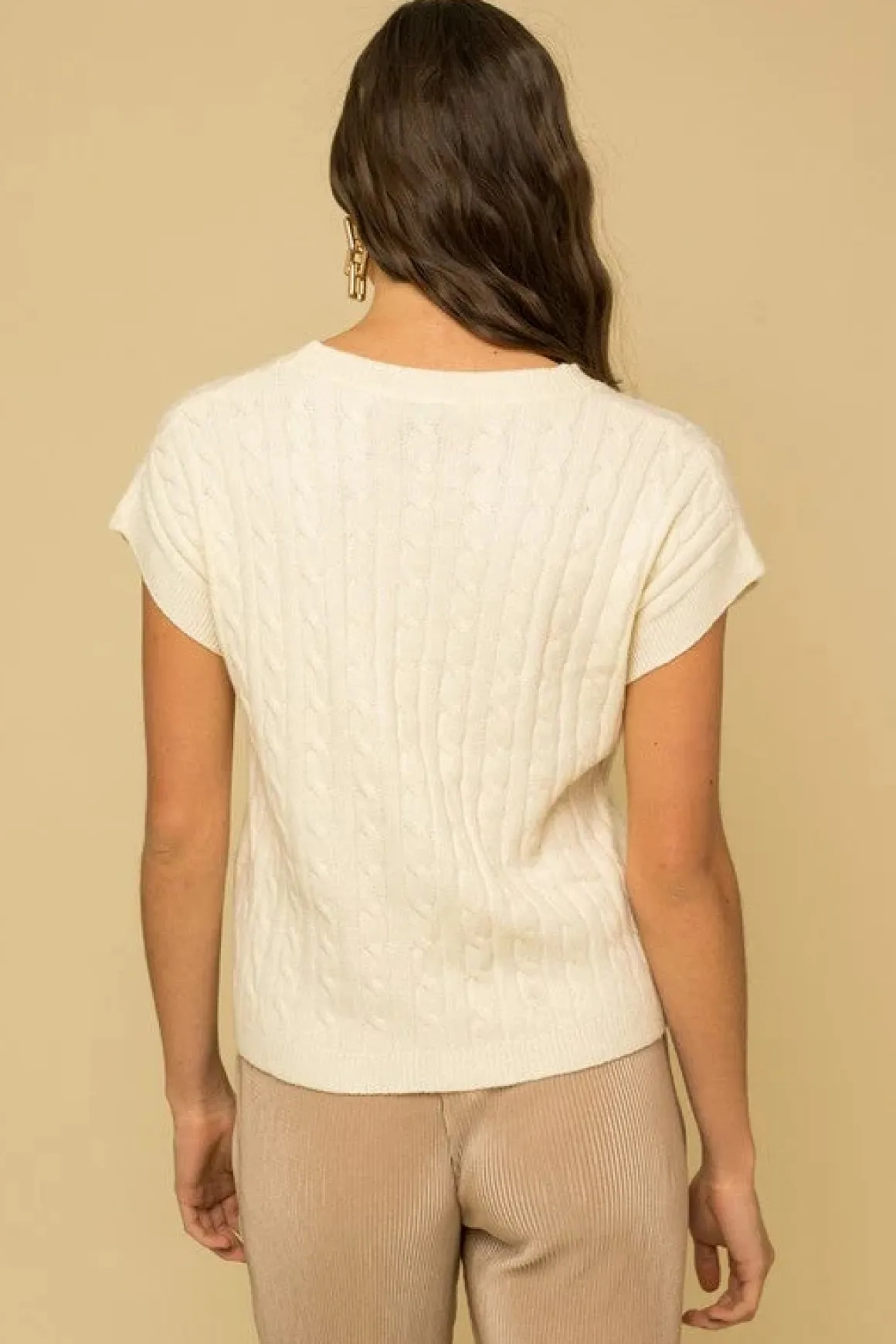 Cable Knit Vest * Online Only*