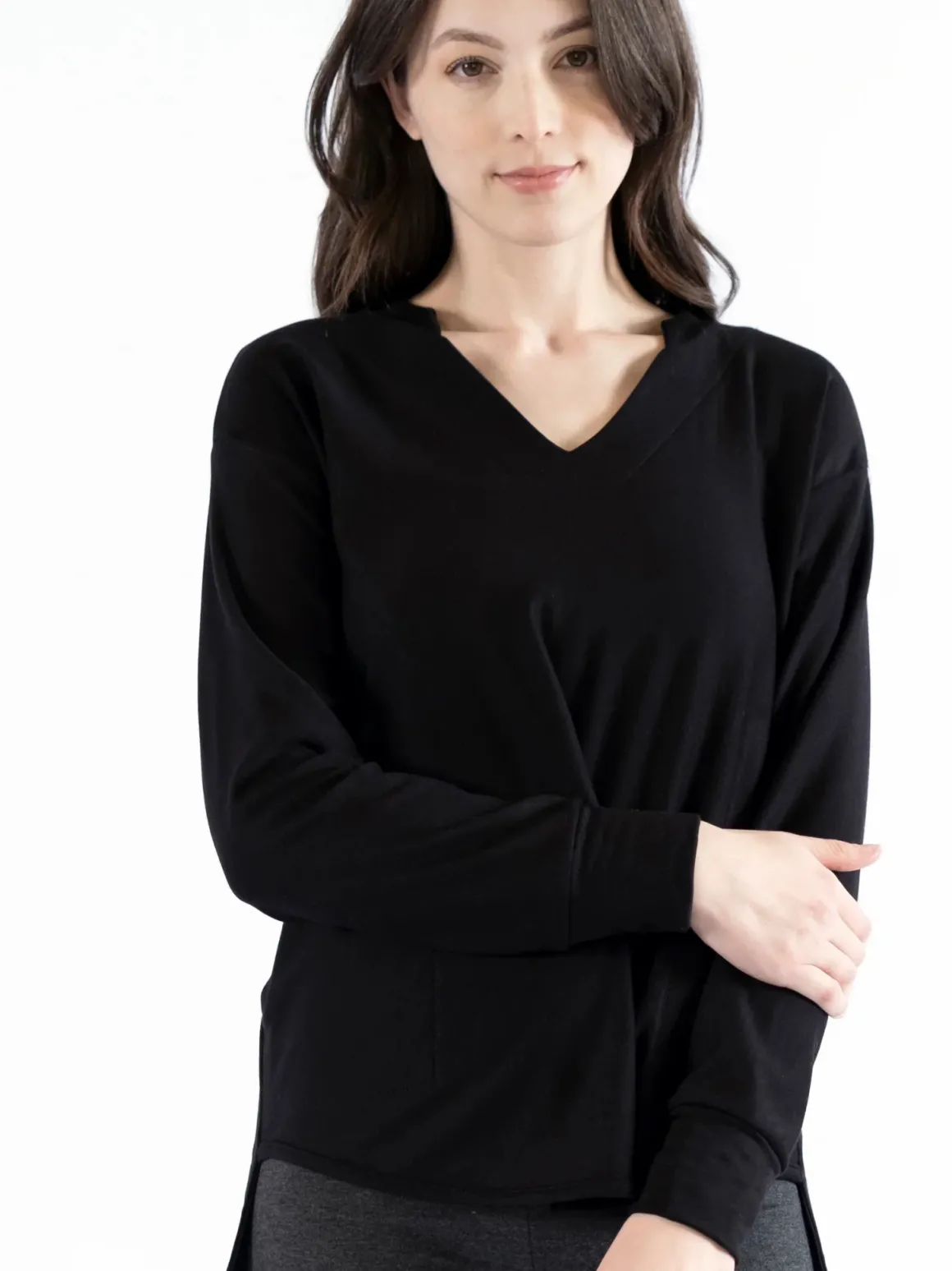 Capote Demi Notched Bamboo Shirt