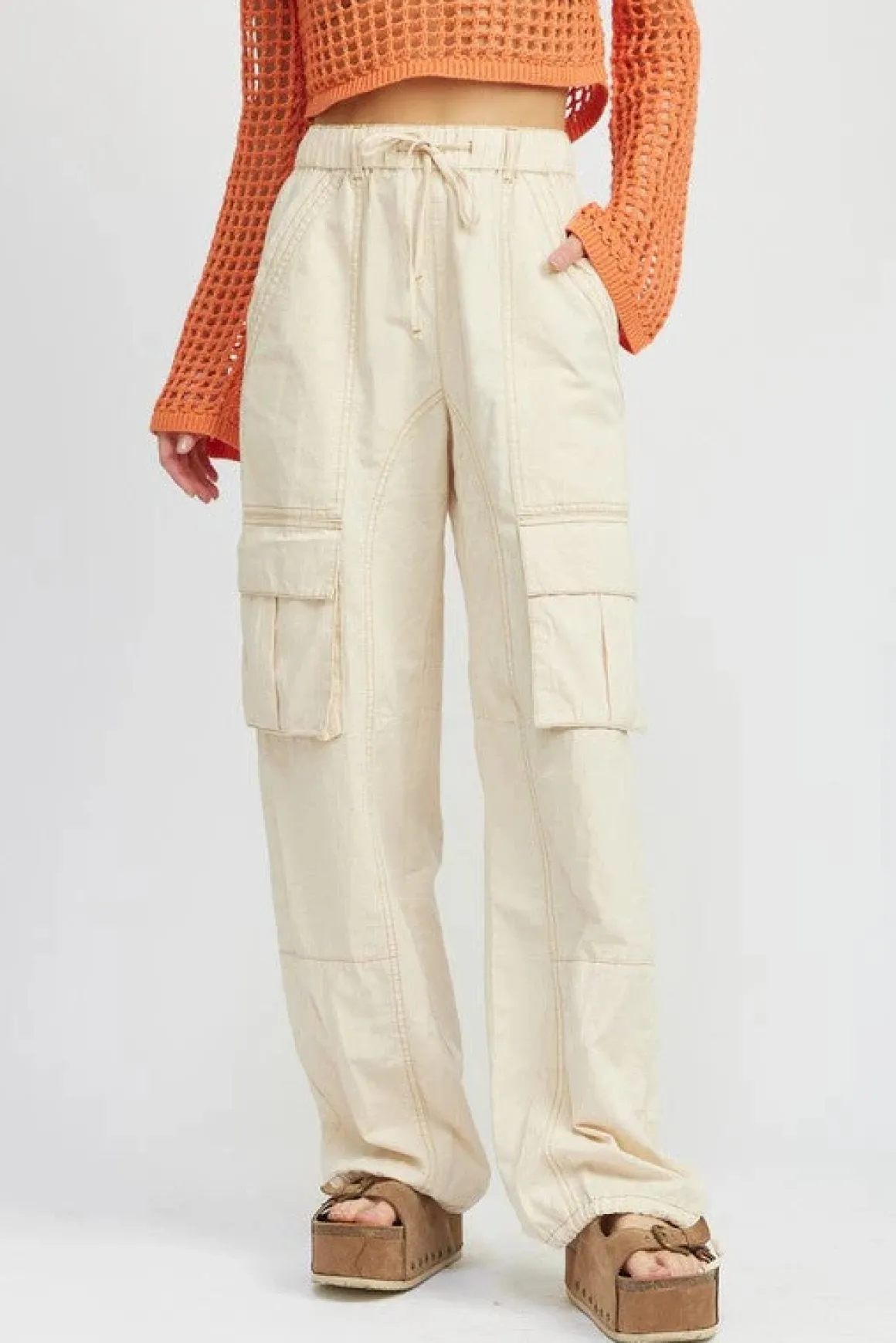 Cargo Pants with Drawstrings *Online Only*