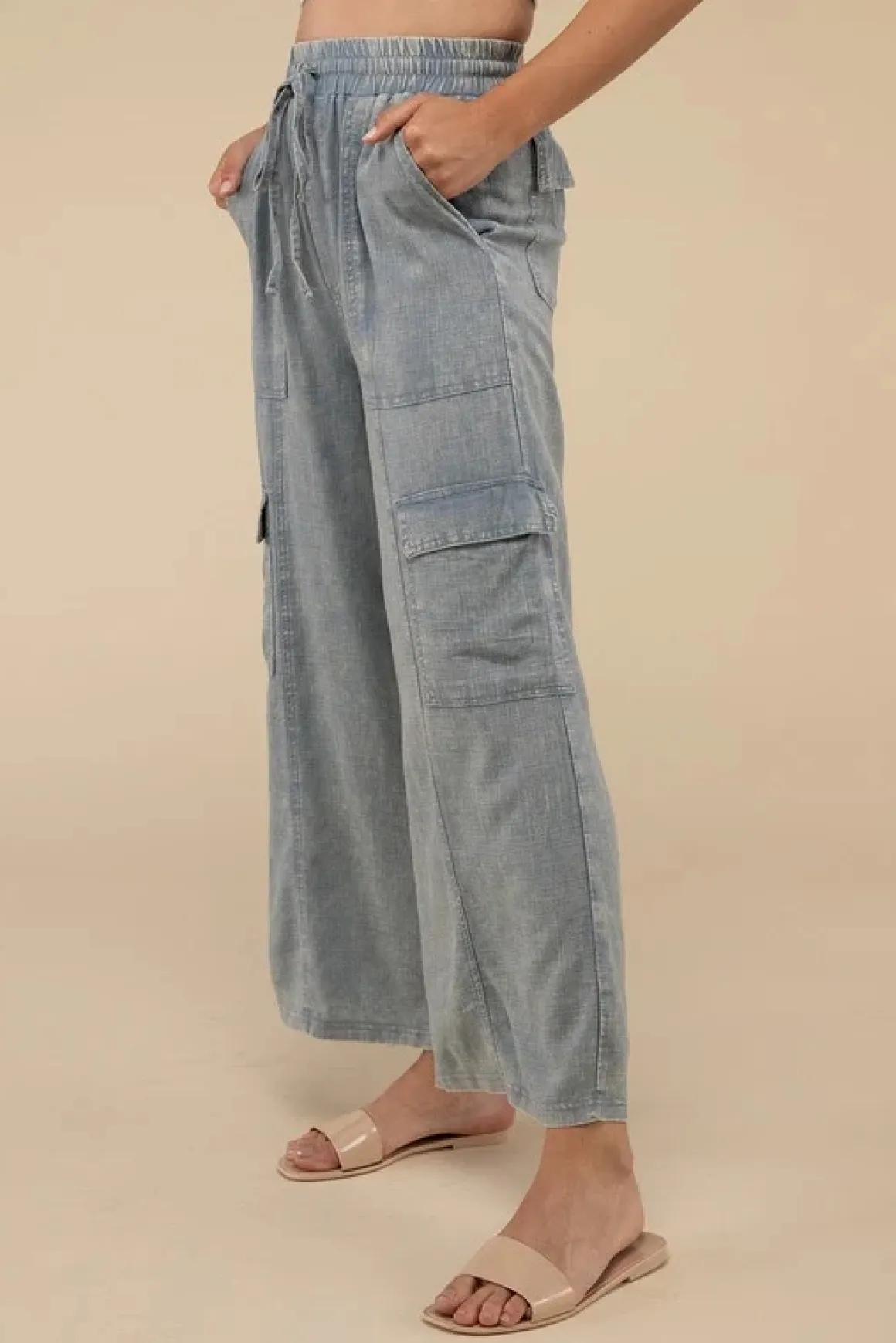 Cargo Pants with Elastic Waist *Online Only*