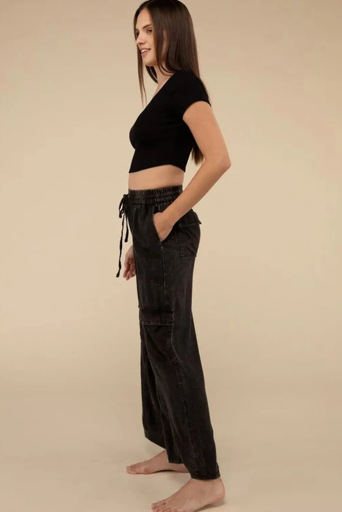 cargo_pants_with_elastic__7.webp Cargo Pants with Elastic Waist *Online Only*