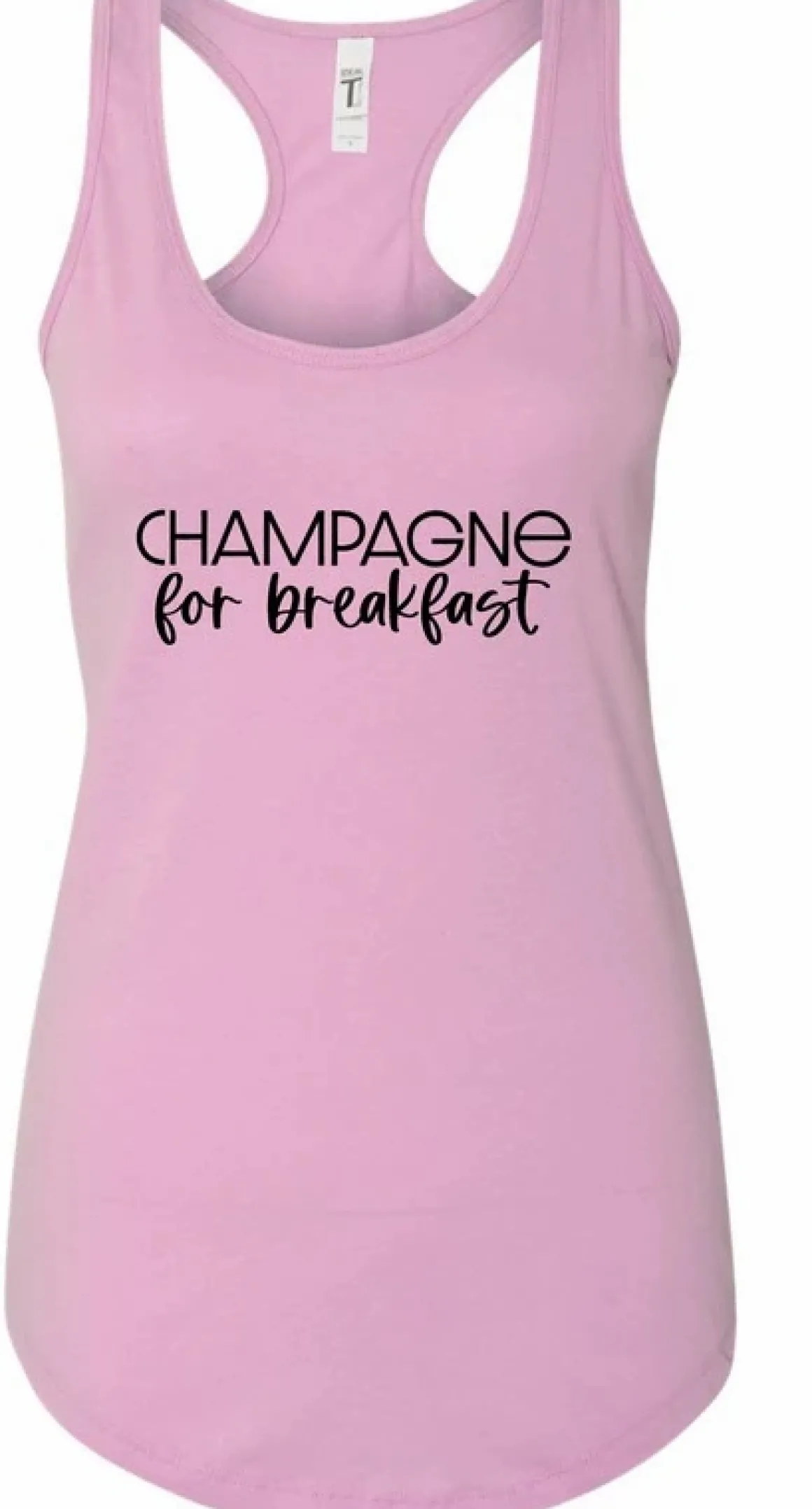 Champagne for Breakfast Summer Graphic Tank *Online Only*