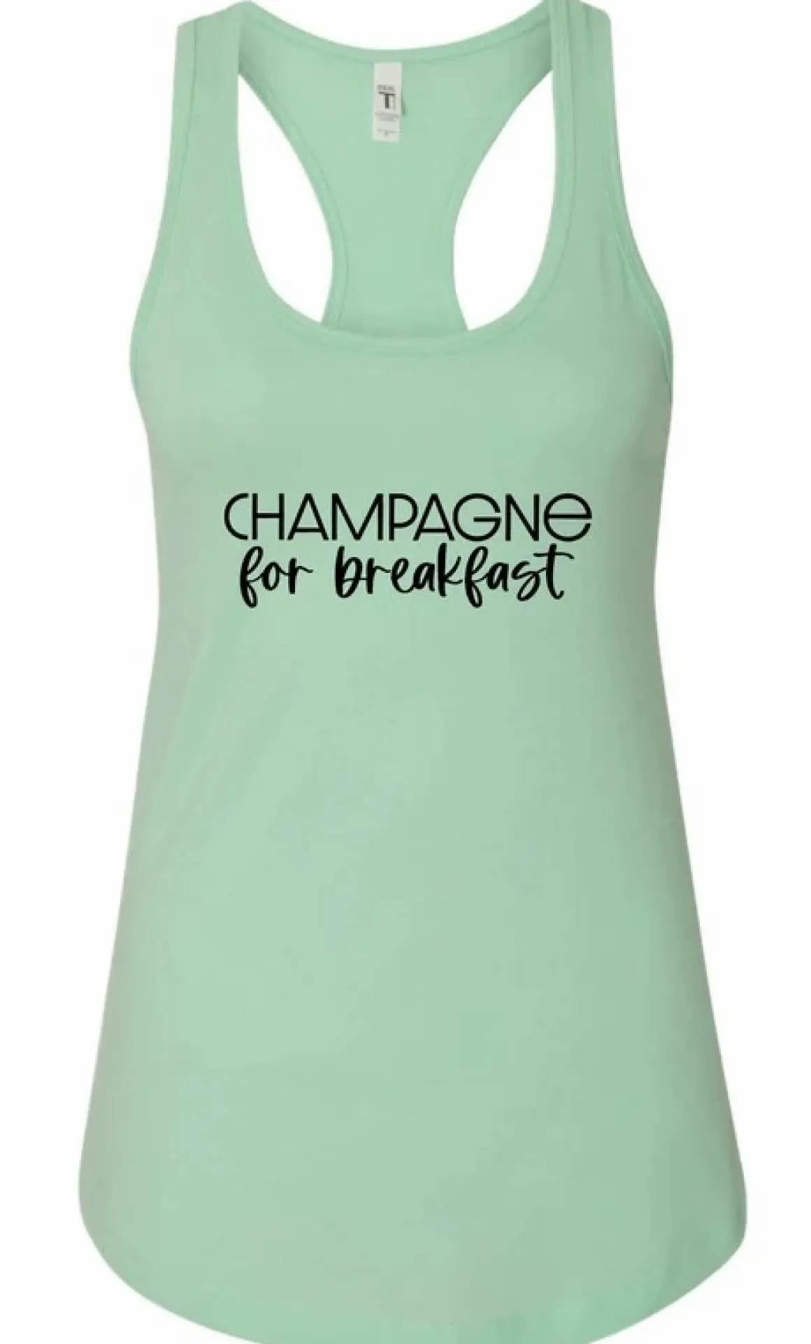champagne_for_breakfast_s_2.webp Champagne for Breakfast Summer Graphic Tank *Online Only*