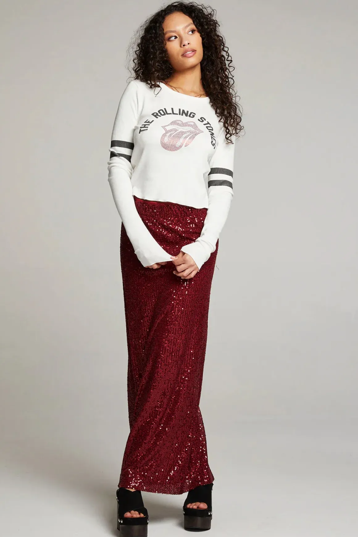 Chaser Amber Sparkle Skirt