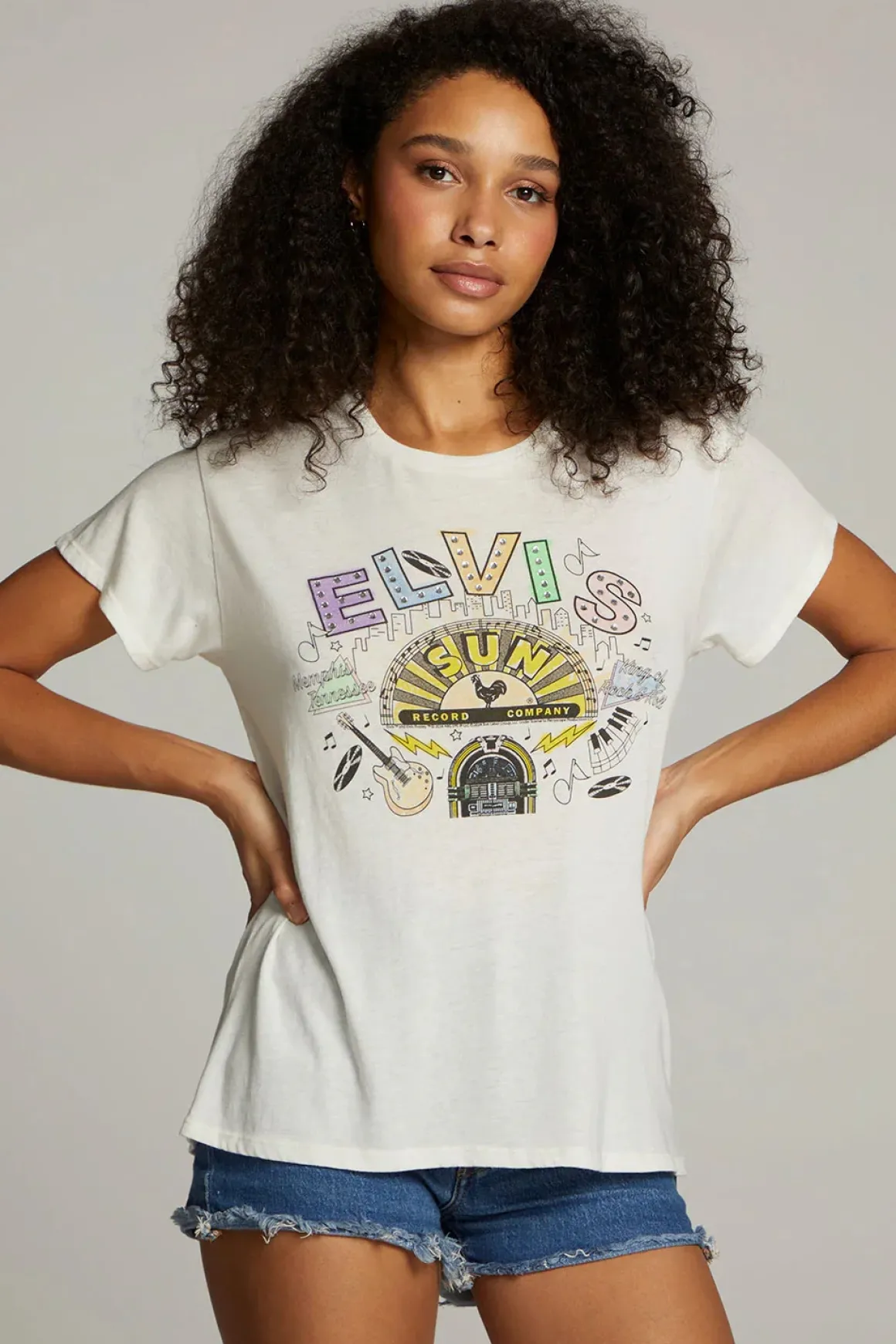 Chaser Elvis Collage Band Tee