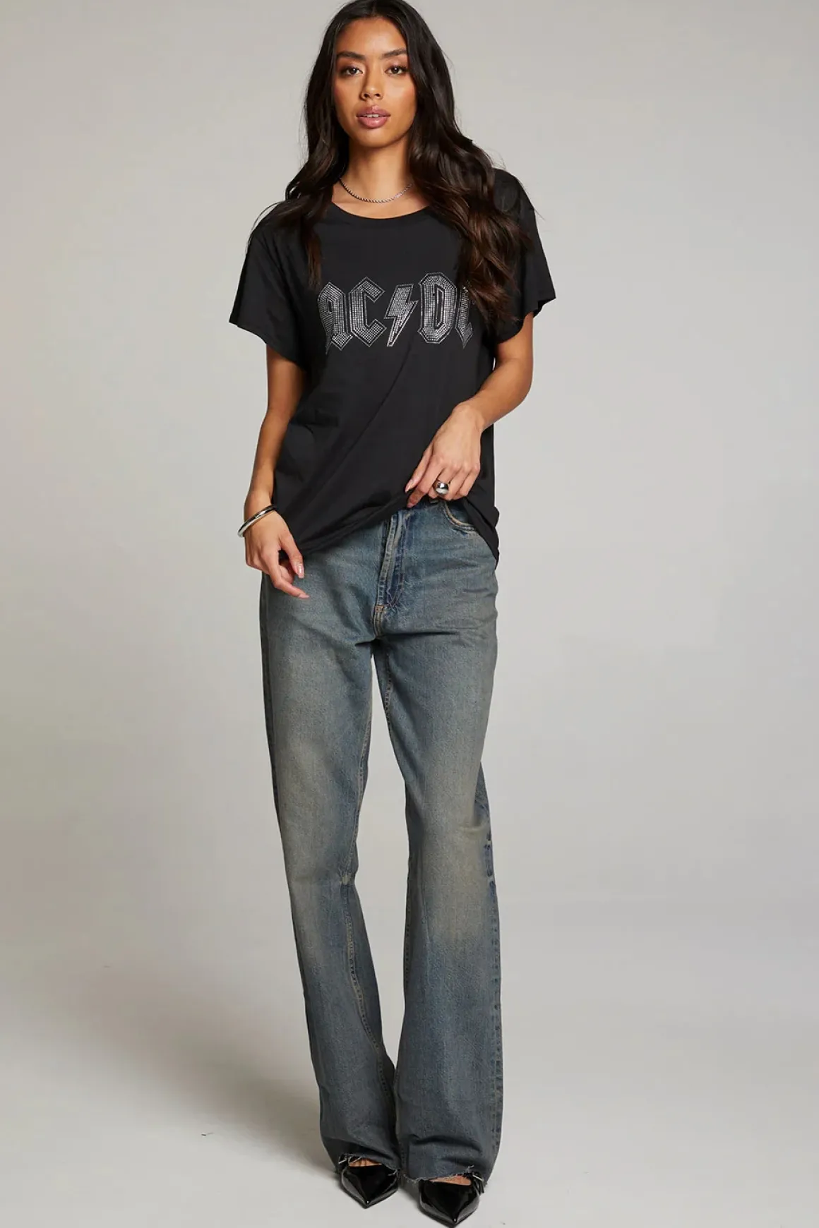 Chaser Studded AC/DC Band Tee