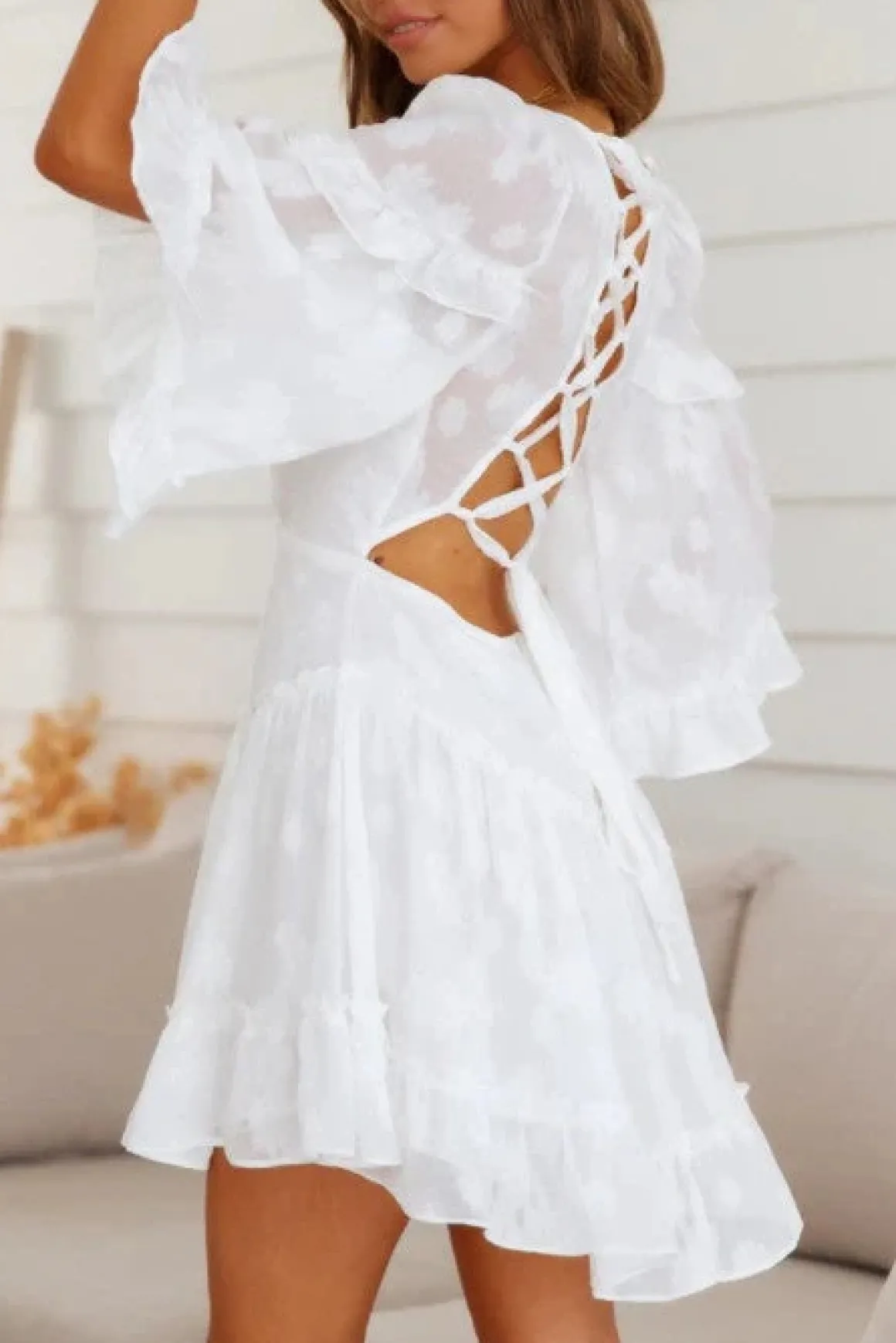 chiffon_ruffle_mini_dress_2.webp Chiffon Ruffle Mini Dress *Online Only*