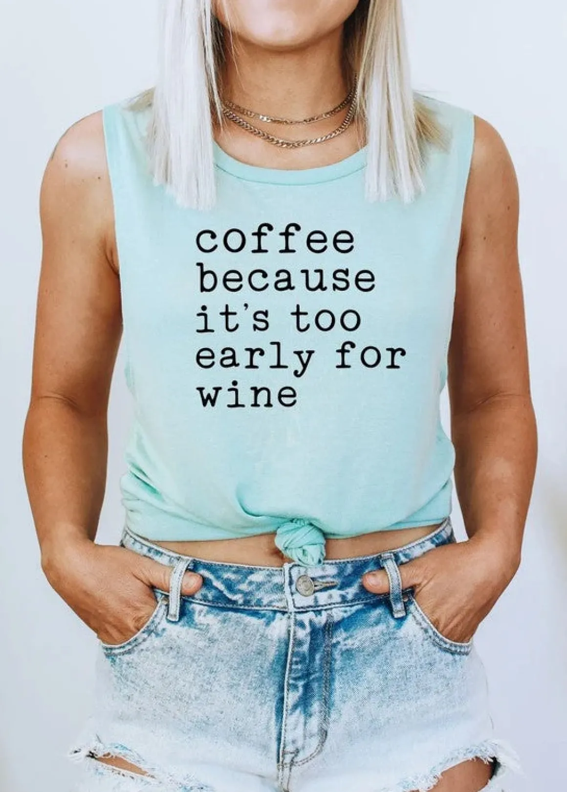 Coffee Because It's Too Early For Wine Tank *Online Only*