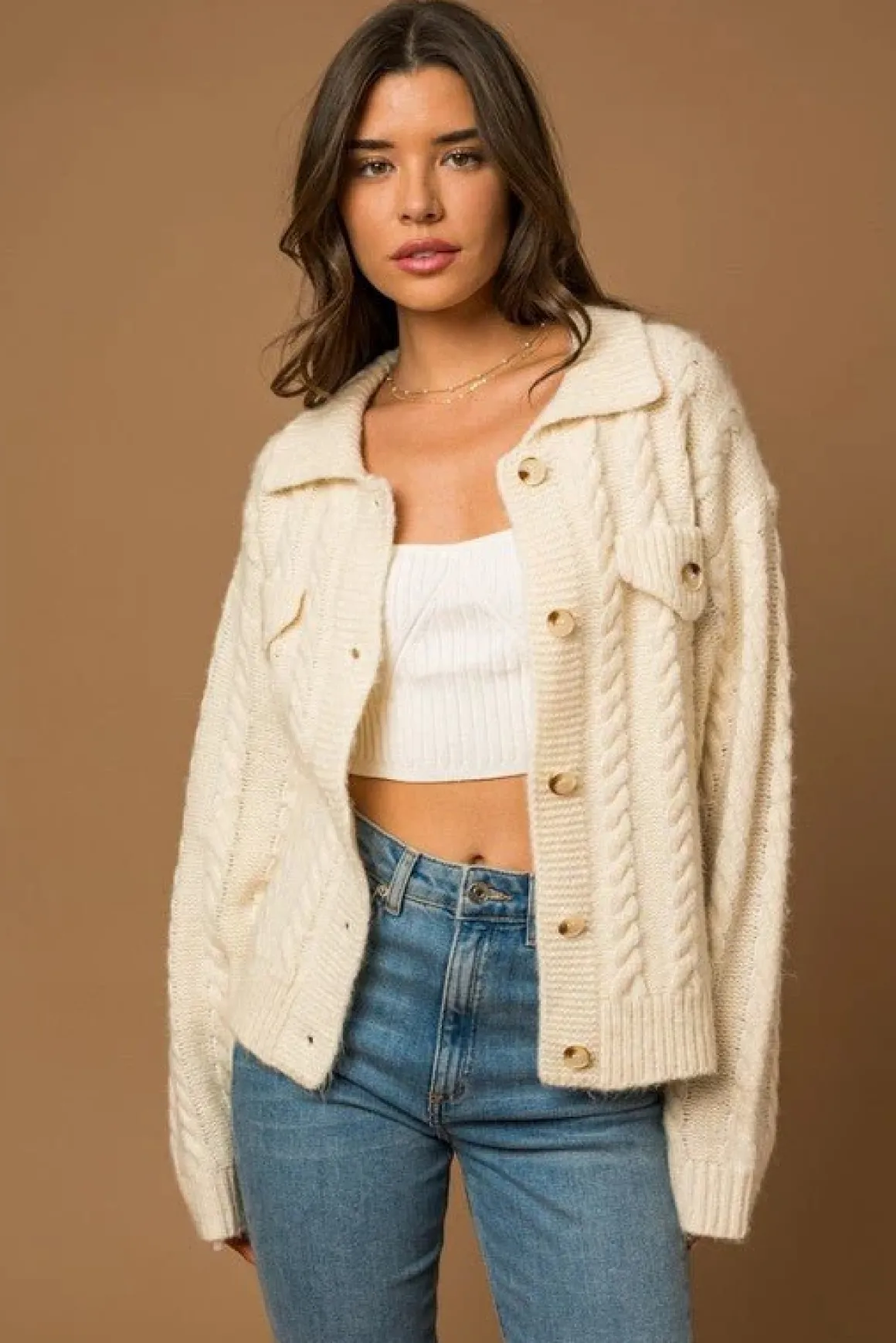 collared_cable_sweater_ca_2.webp Collared Cable Sweater Cardigan * Online Only*