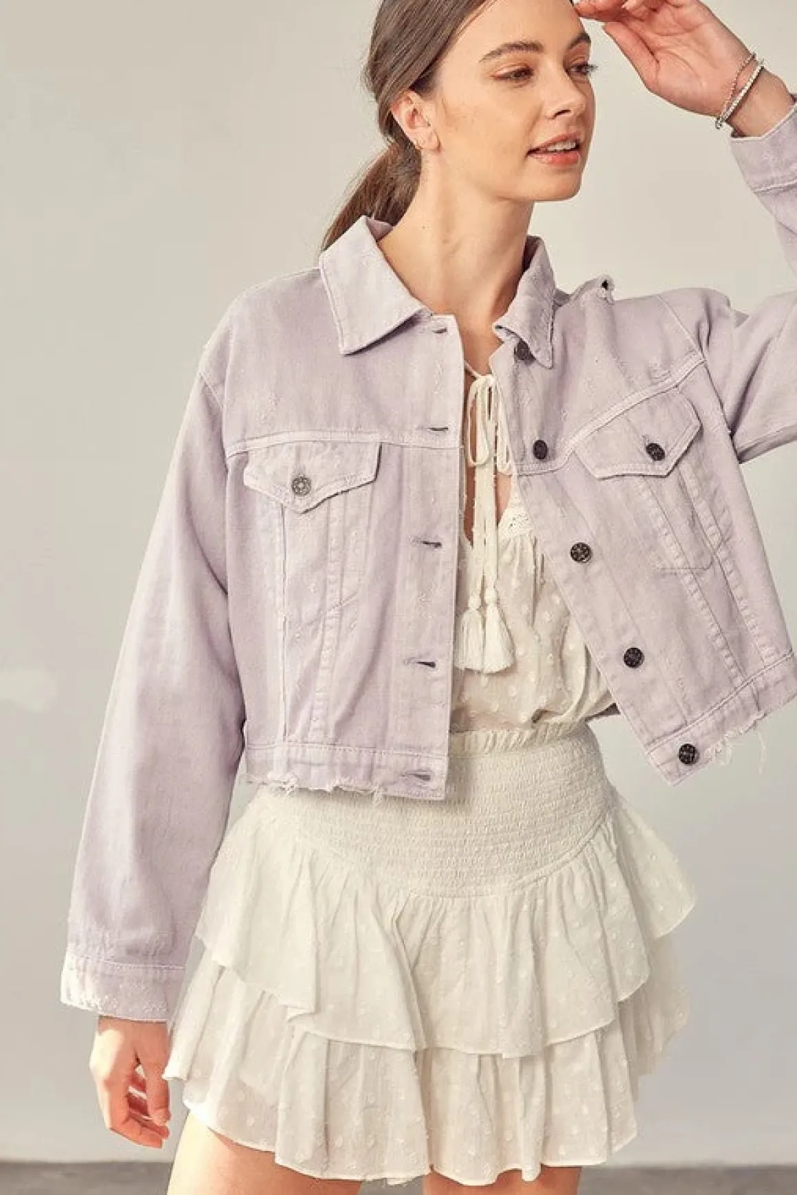 Color Denim Jacket  *Online Only*
