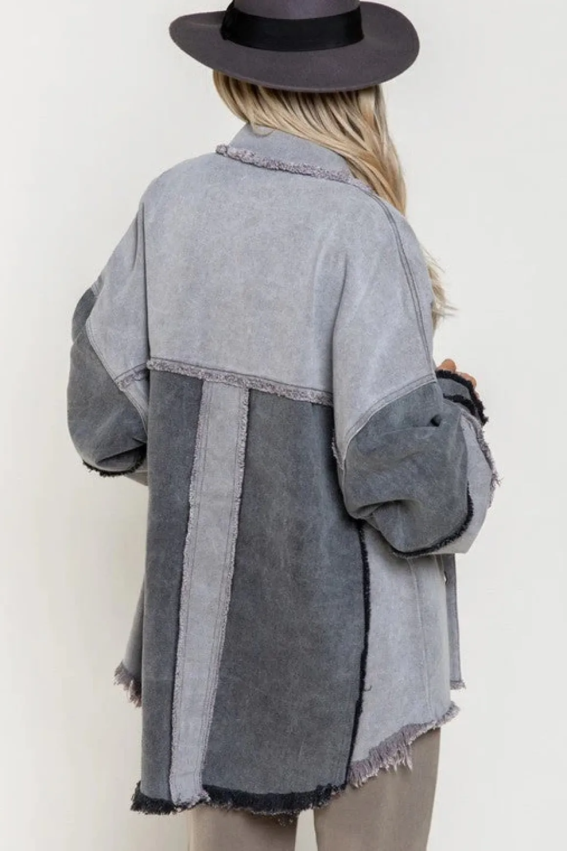 Colorblock Oversized Jacket *Online Only*