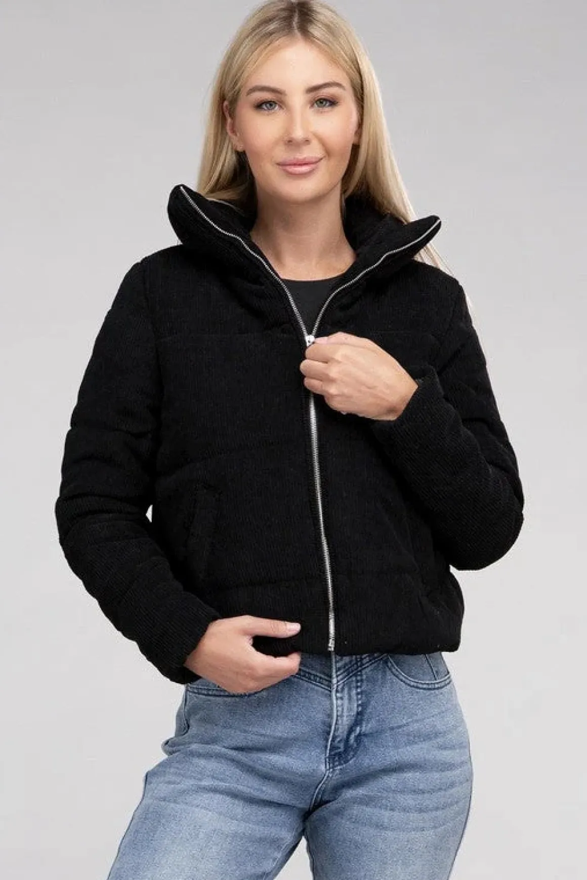 Corduroy Zip-Up Jacket *Online Only*