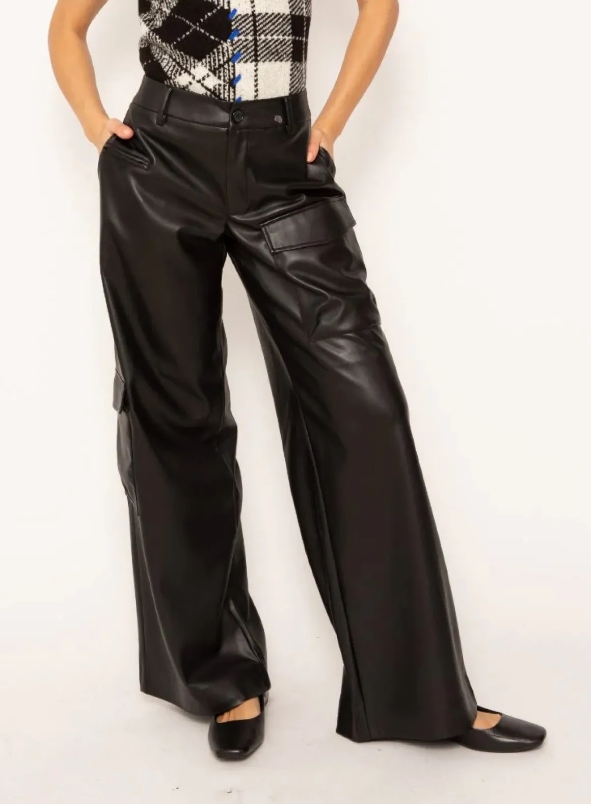 CPW Arden Vegan Leather Cargo Pants