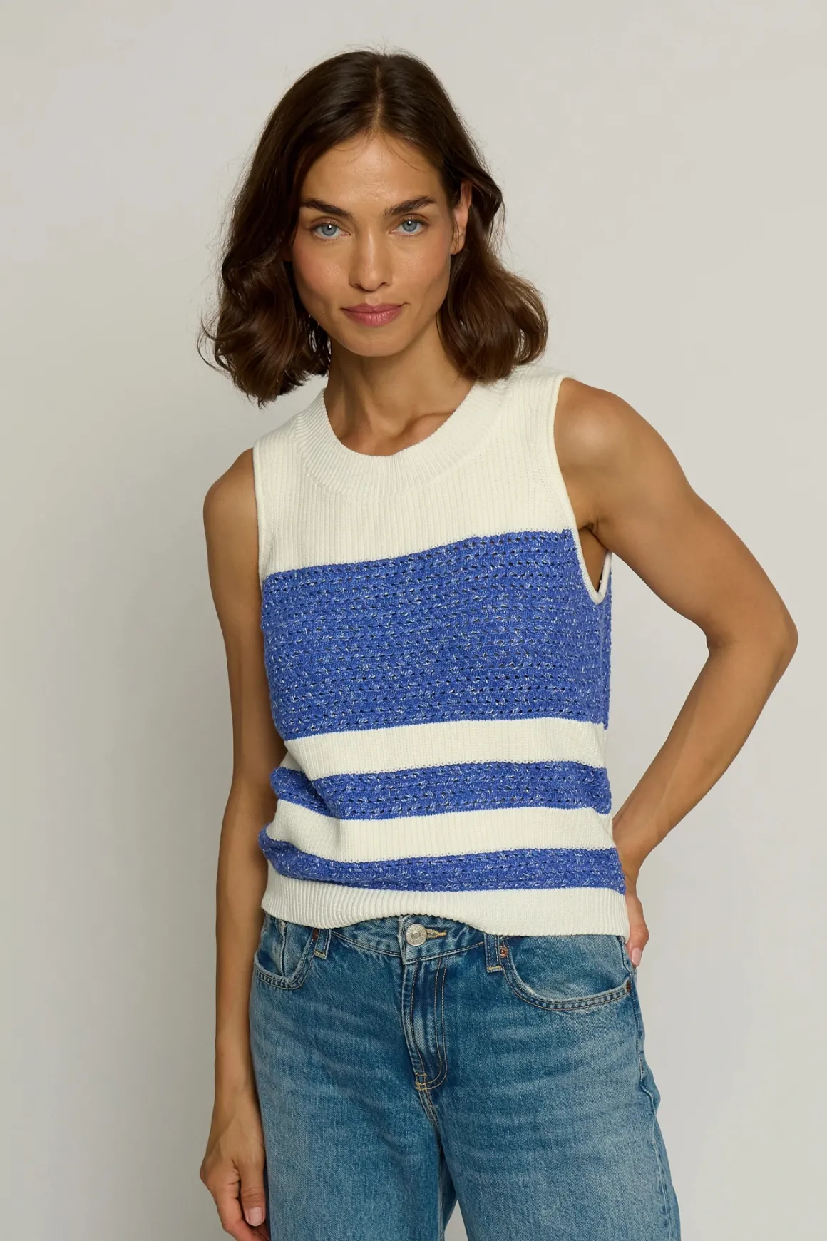 CPW Chunky Knit Shell Tank