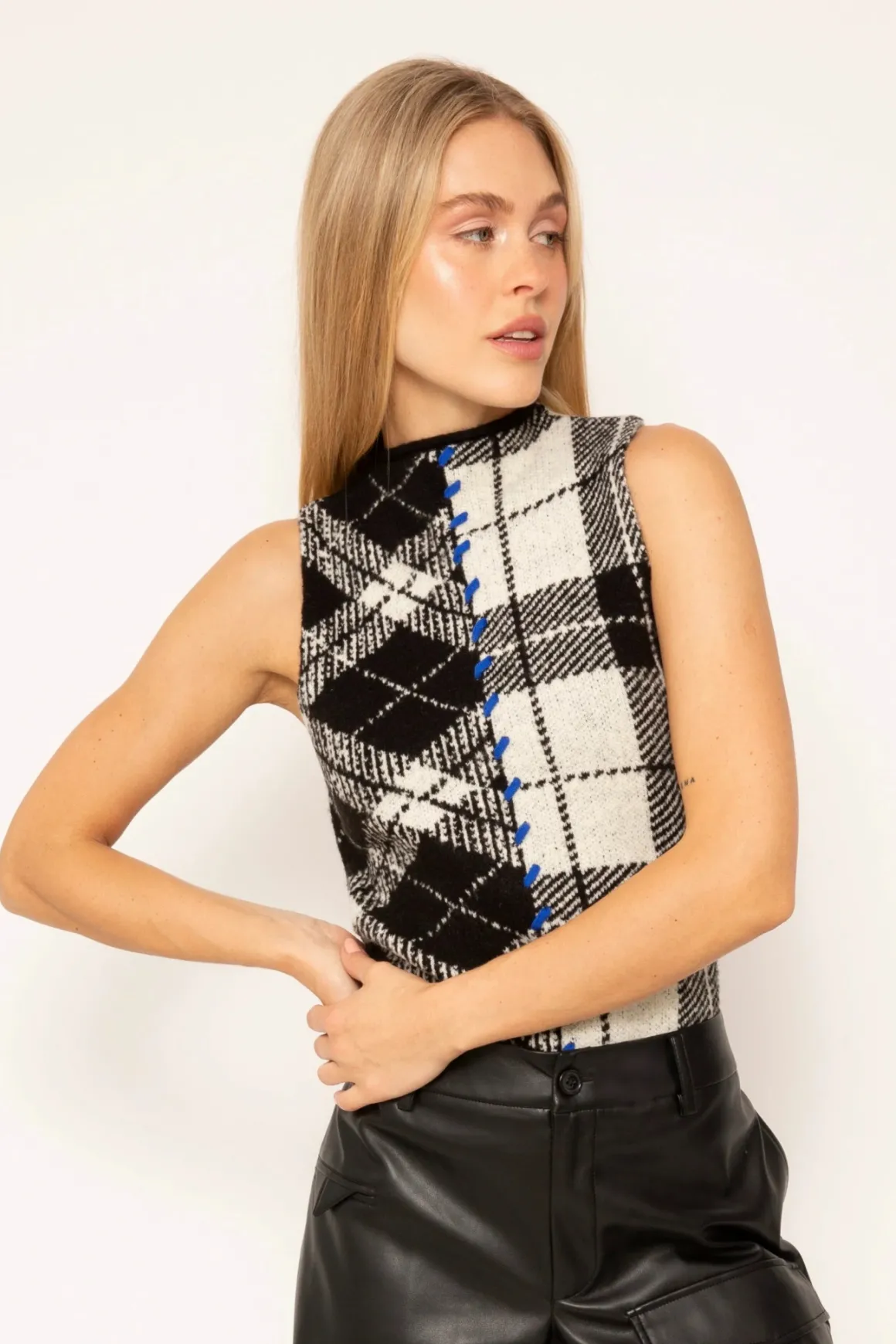 CPW Goldie Plaid Mockneck *FINAL SALE*