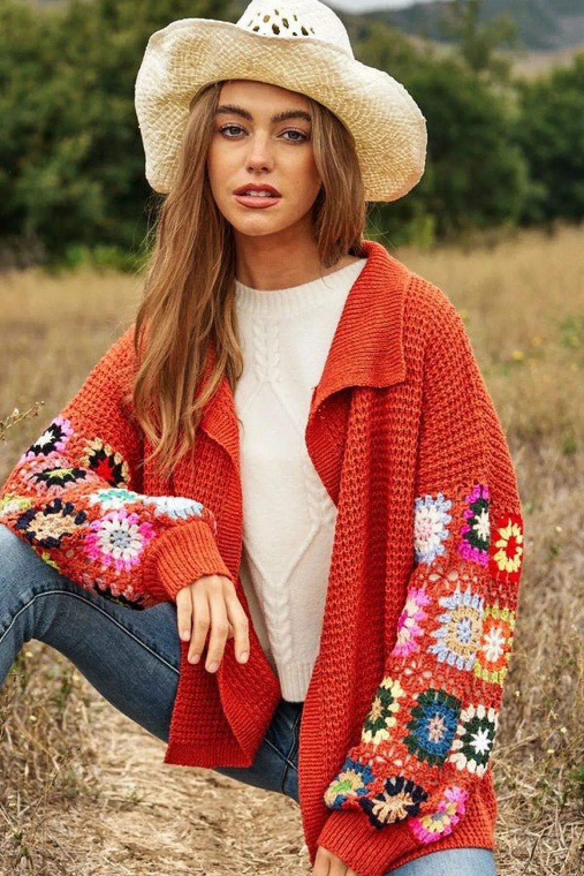crochet_floral_printed_lo_14.webp Crochet Floral Printed Long Sleeve Knit Cardigan *Online Only*
