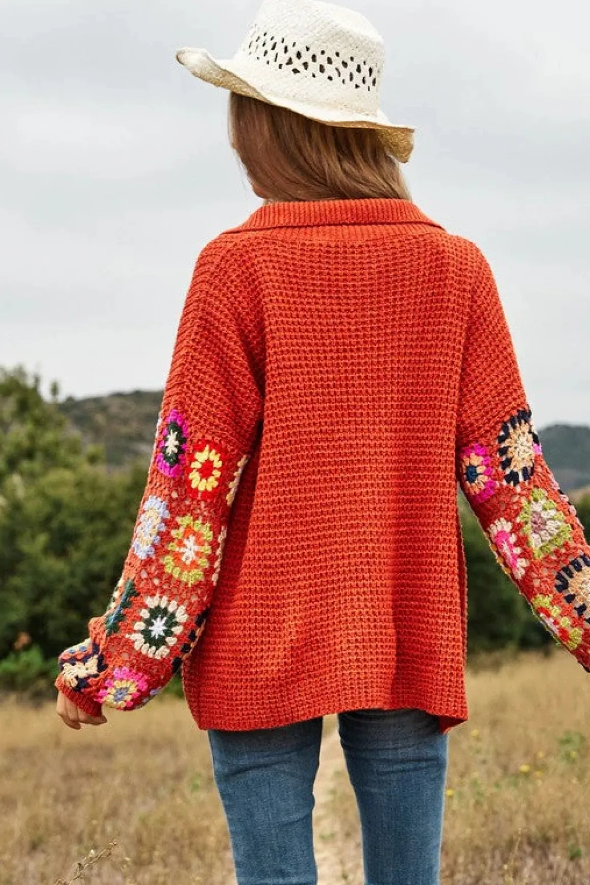 crochet_floral_printed_lo_17.webp Crochet Floral Printed Long Sleeve Knit Cardigan *Online Only*