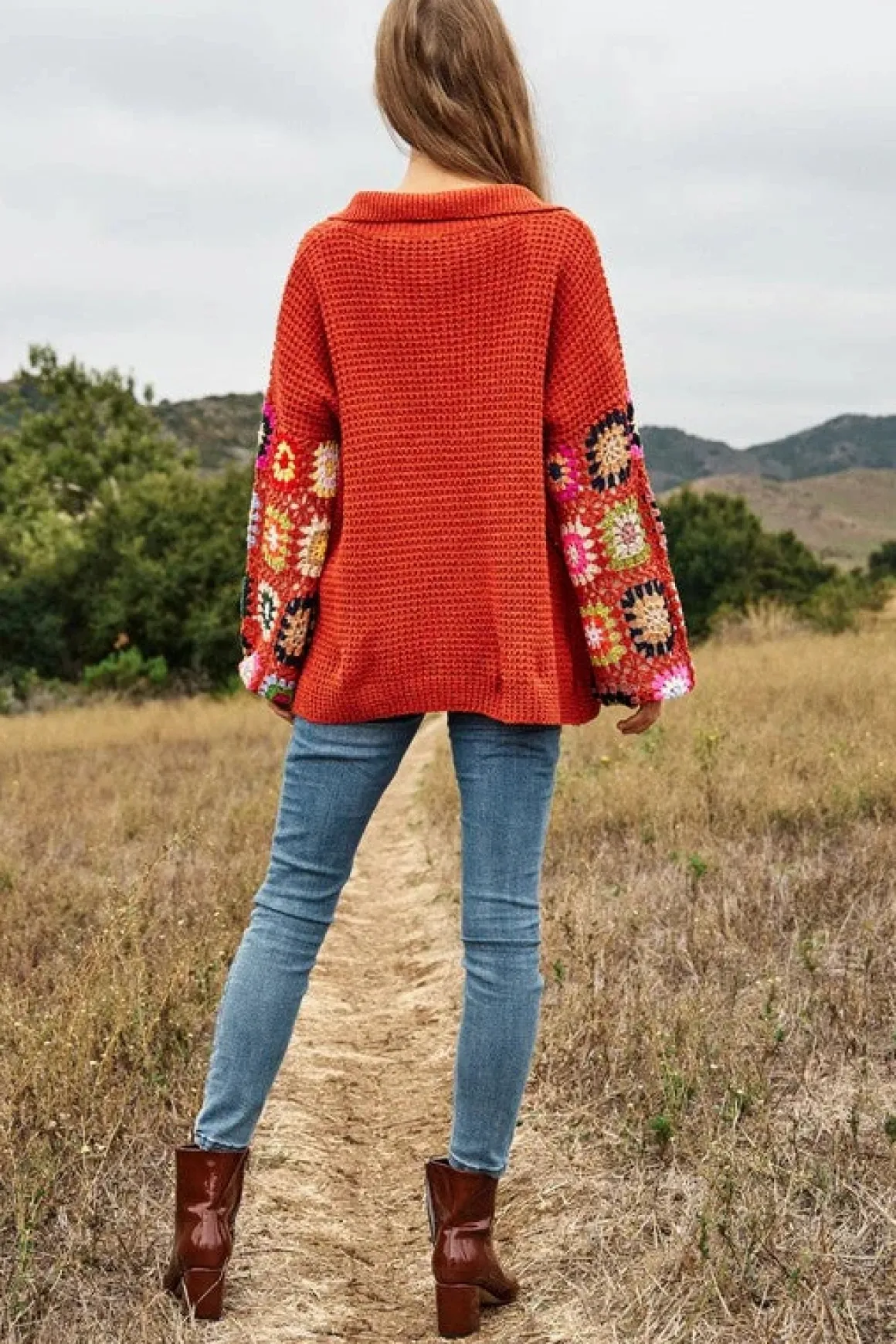 crochet_floral_printed_lo_19.webp Crochet Floral Printed Long Sleeve Knit Cardigan *Online Only*