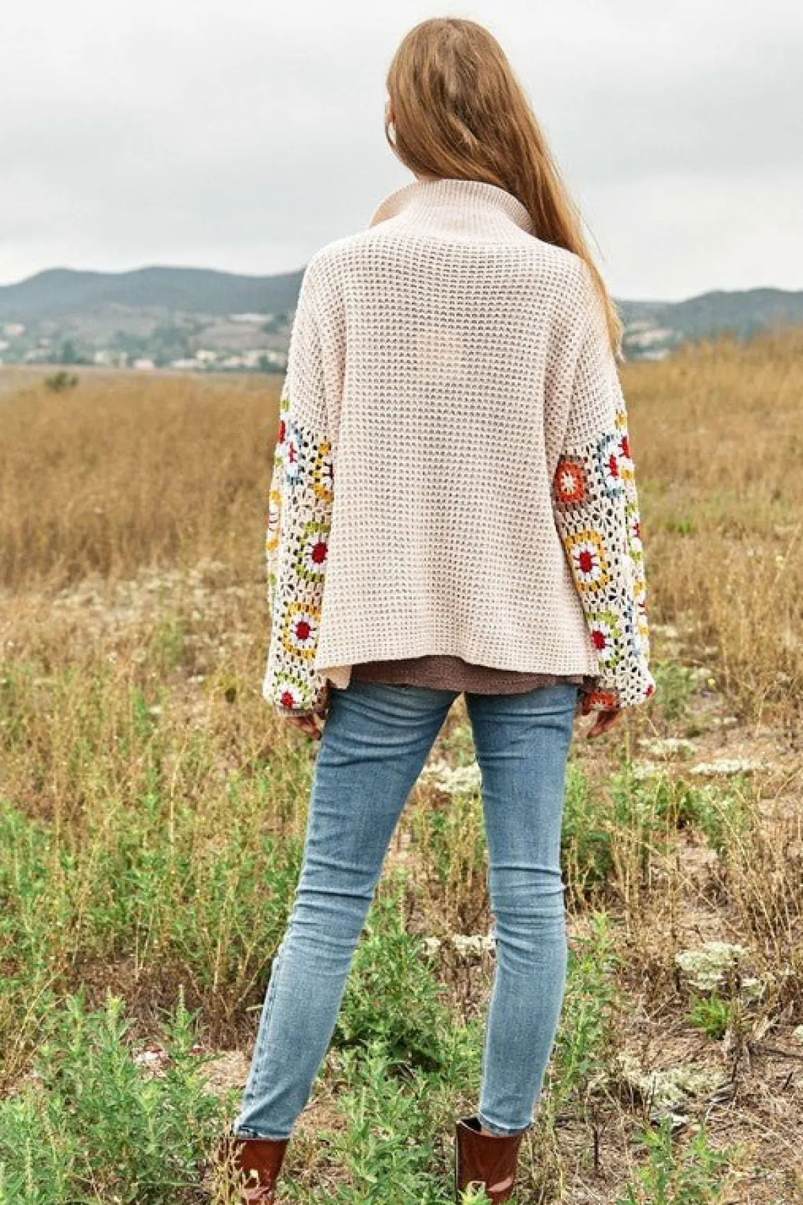 crochet_floral_printed_lo_5.webp Crochet Floral Printed Long Sleeve Knit Cardigan *Online Only*