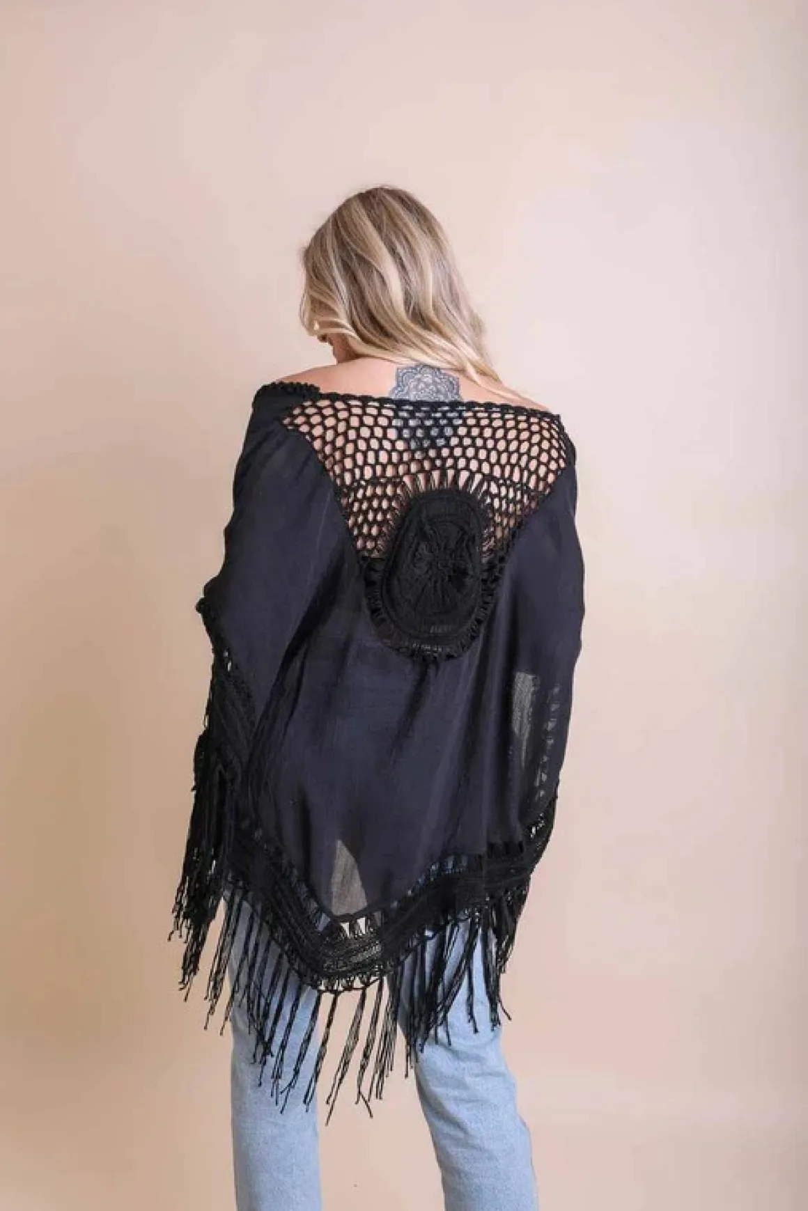 Crochet Medallion Tassel Cover Up *Online Only*
