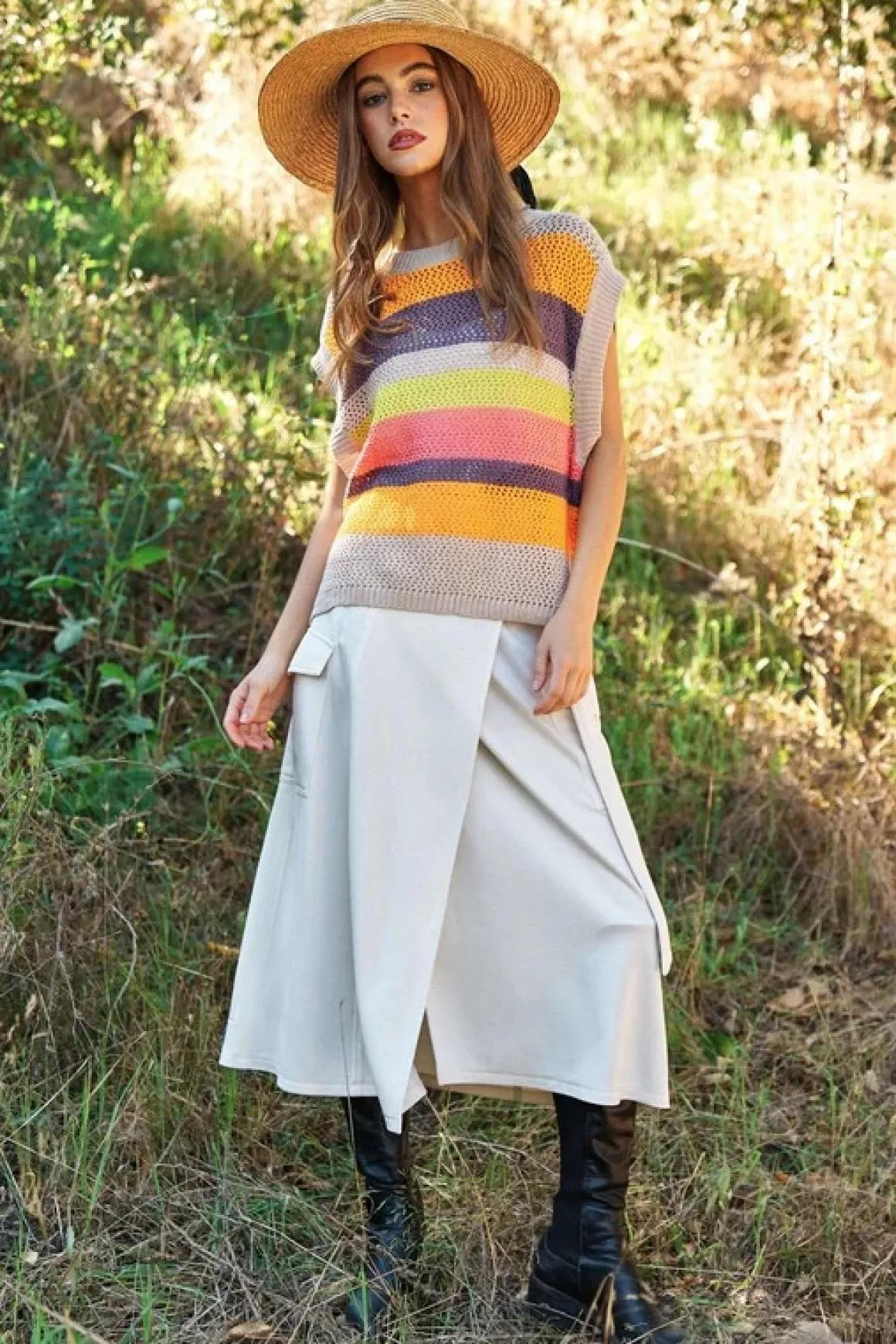 crochet_multi_striped_pul_12.webp Crochet Multi Striped Pullover Knit Sweater Vest *Online Only*
